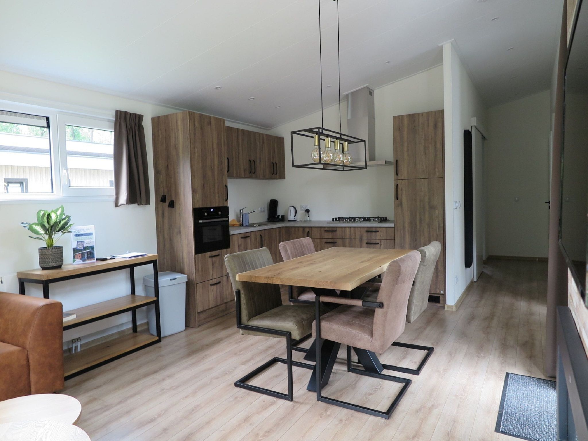 De keuken van Vakantiepark De Rimboe & De Woeste Hoogte 25 in Hoenderloo