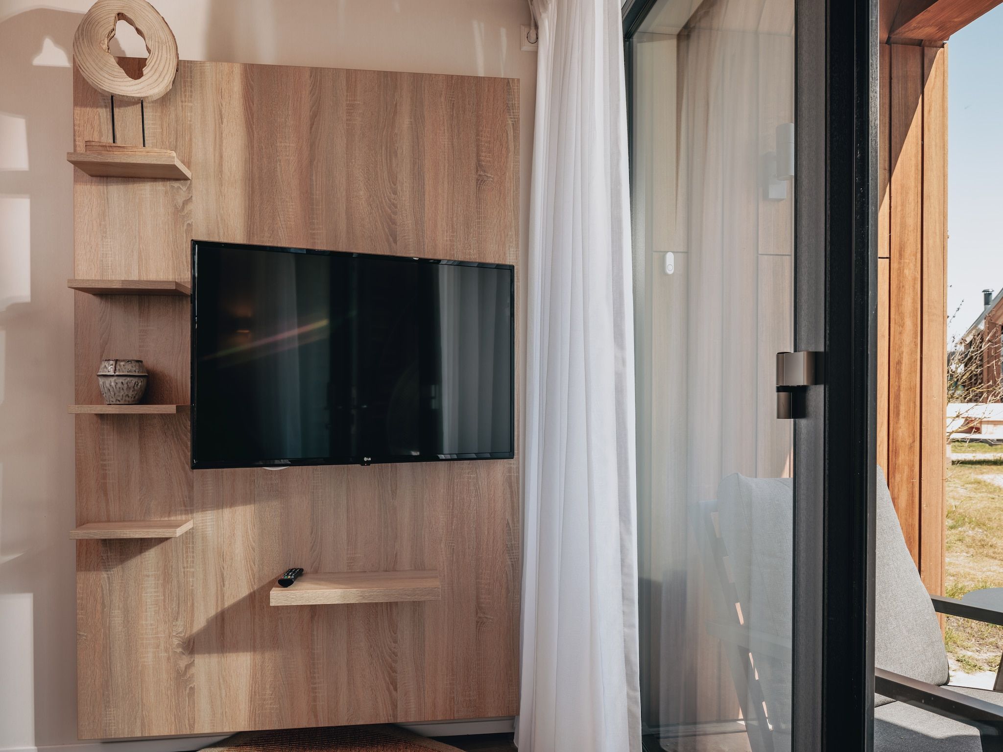 De woonkamer van Beach Resort Nieuwvliet-Bad 15 in Nieuwvliet-Bad