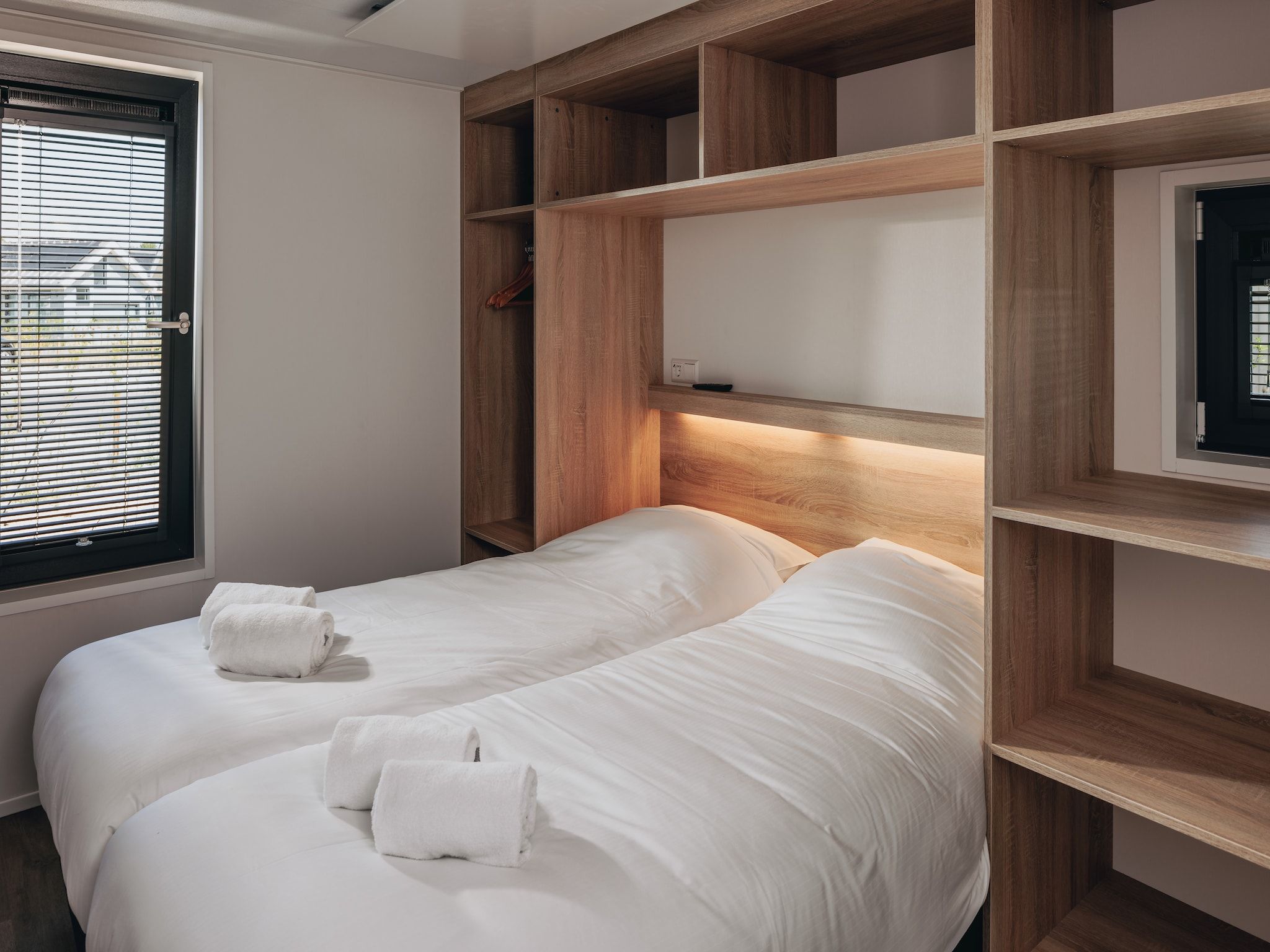 Een slaapkamer van Beach Resort Nieuwvliet-Bad 17 in Nieuwvliet-Bad