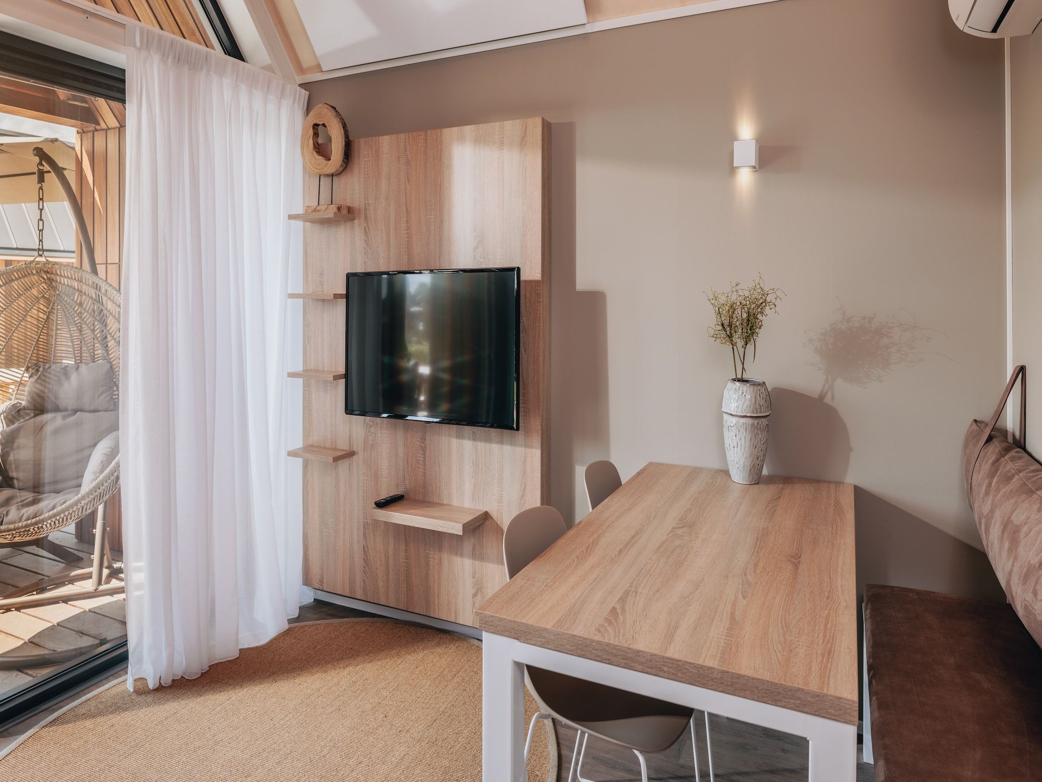 De woonkamer van Beach Resort Nieuwvliet-Bad 17 in Nieuwvliet-Bad