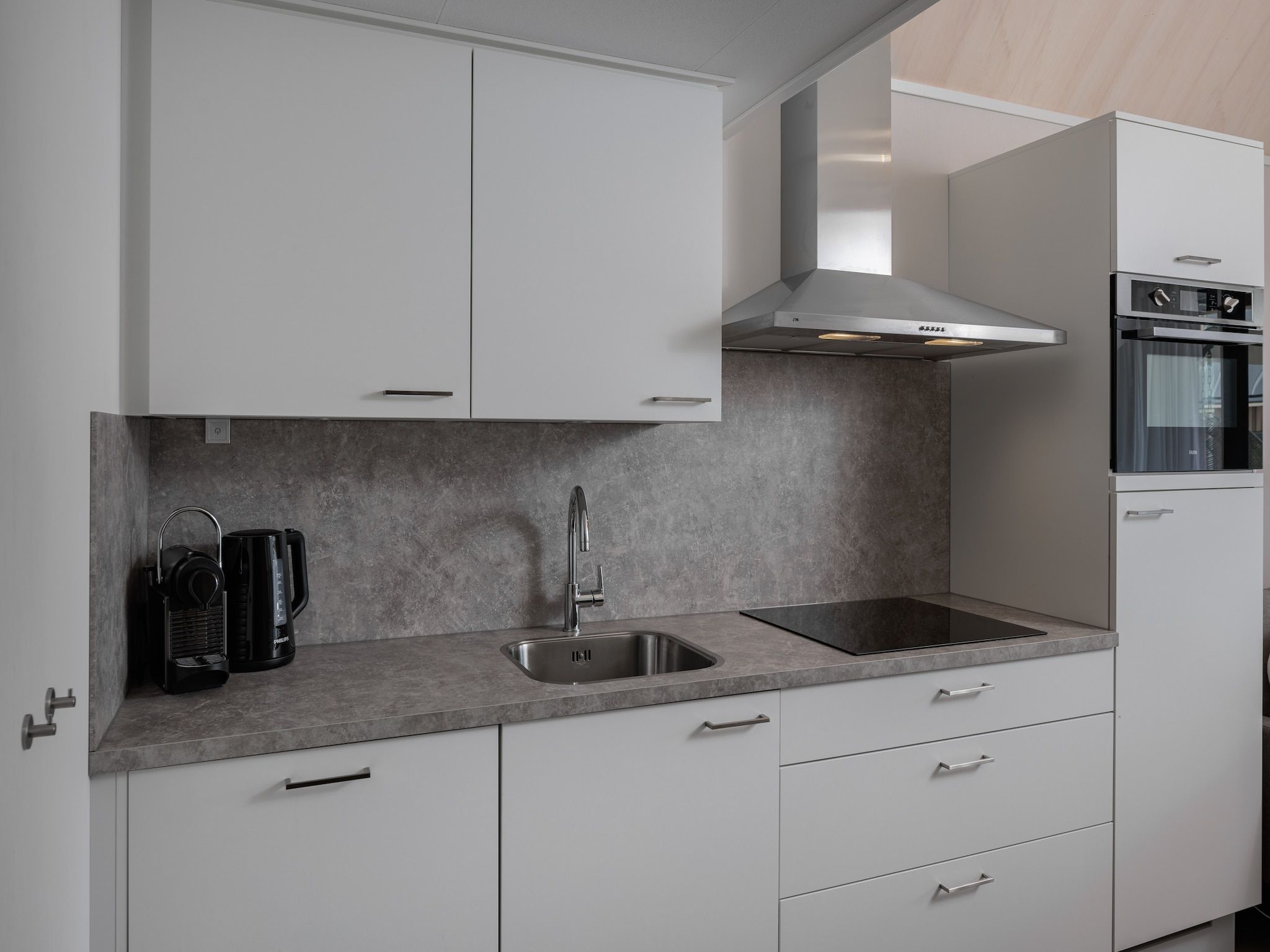 De keuken van Beach Resort Nieuwvliet-Bad 17 in Nieuwvliet-Bad