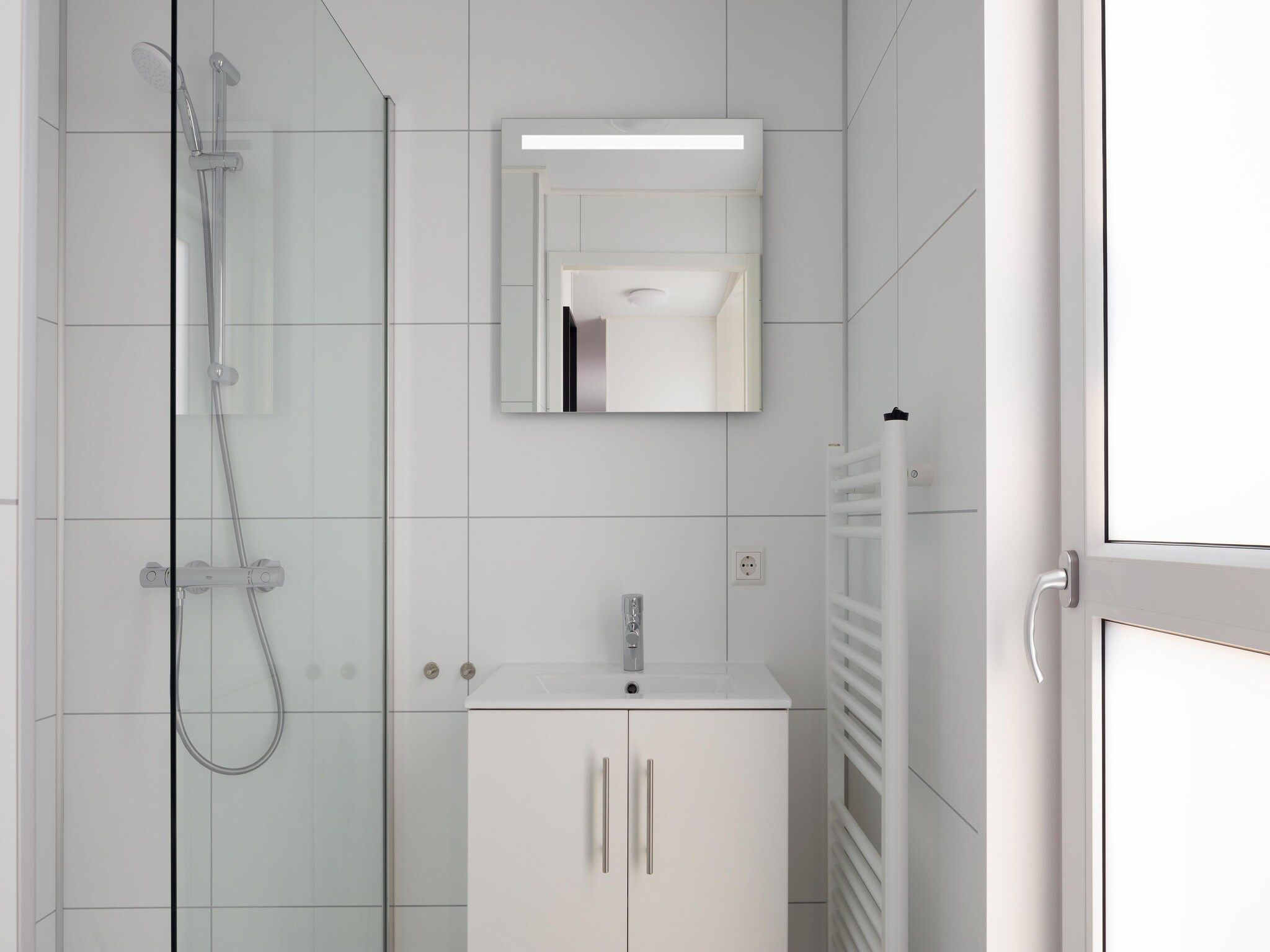 De badkamer van Beach Resort Nieuwvliet-Bad 18 in Nieuwvliet-Bad