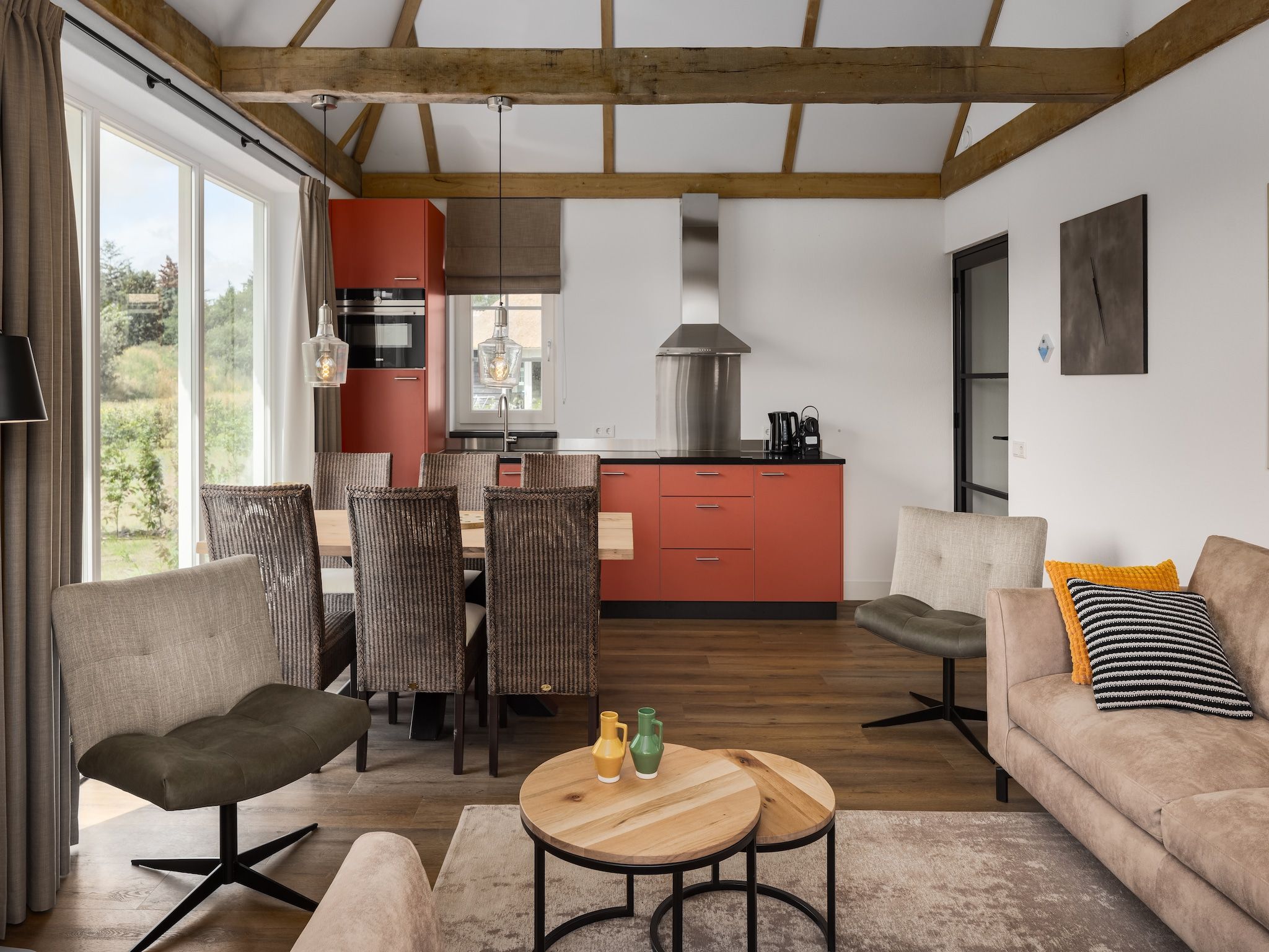 De woonkamer van Vakantiepark De Heihorsten 3 in Someren