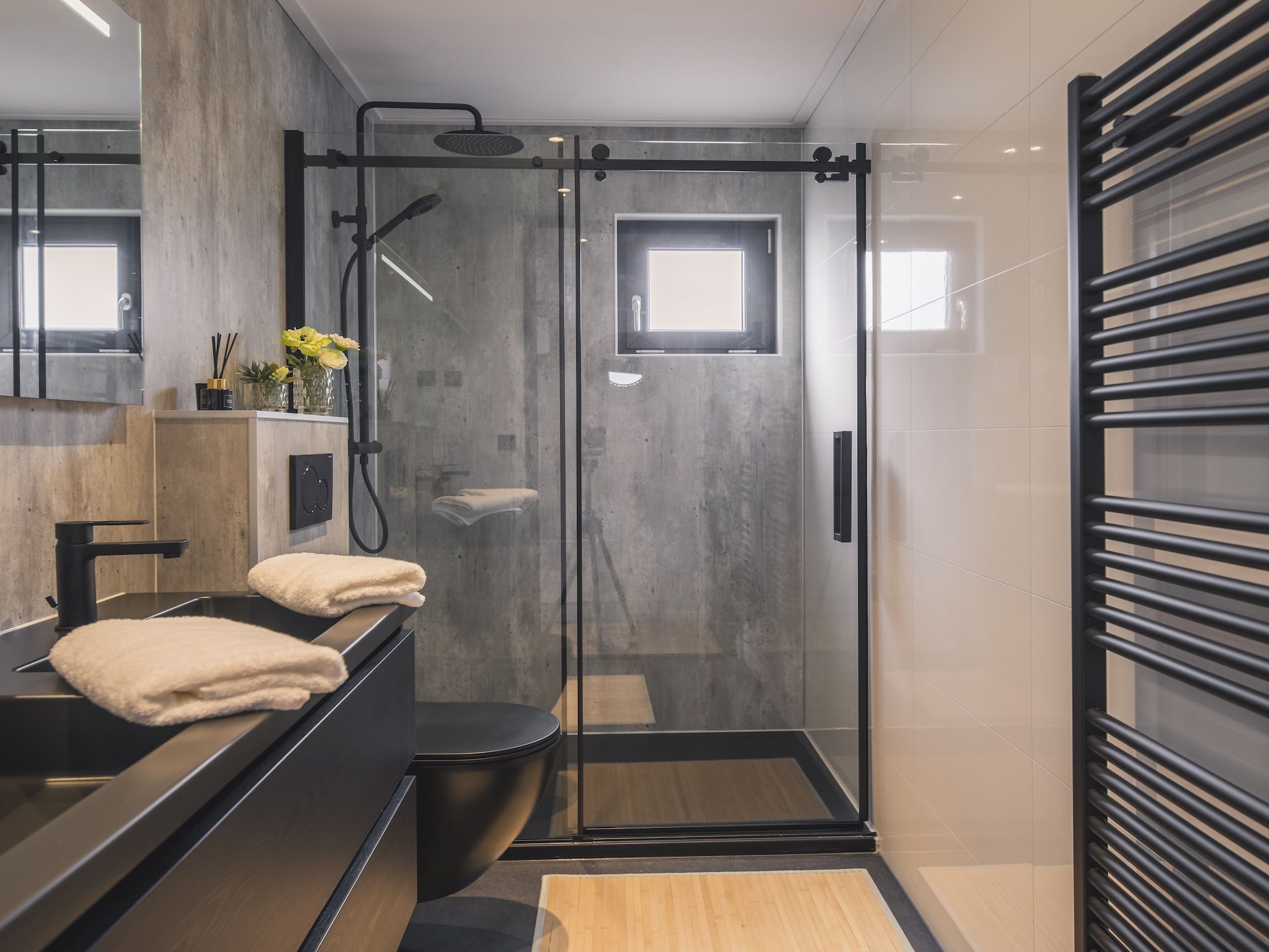 De badkamer van MarinaPark Bad Nederrijn 2 in Maurik