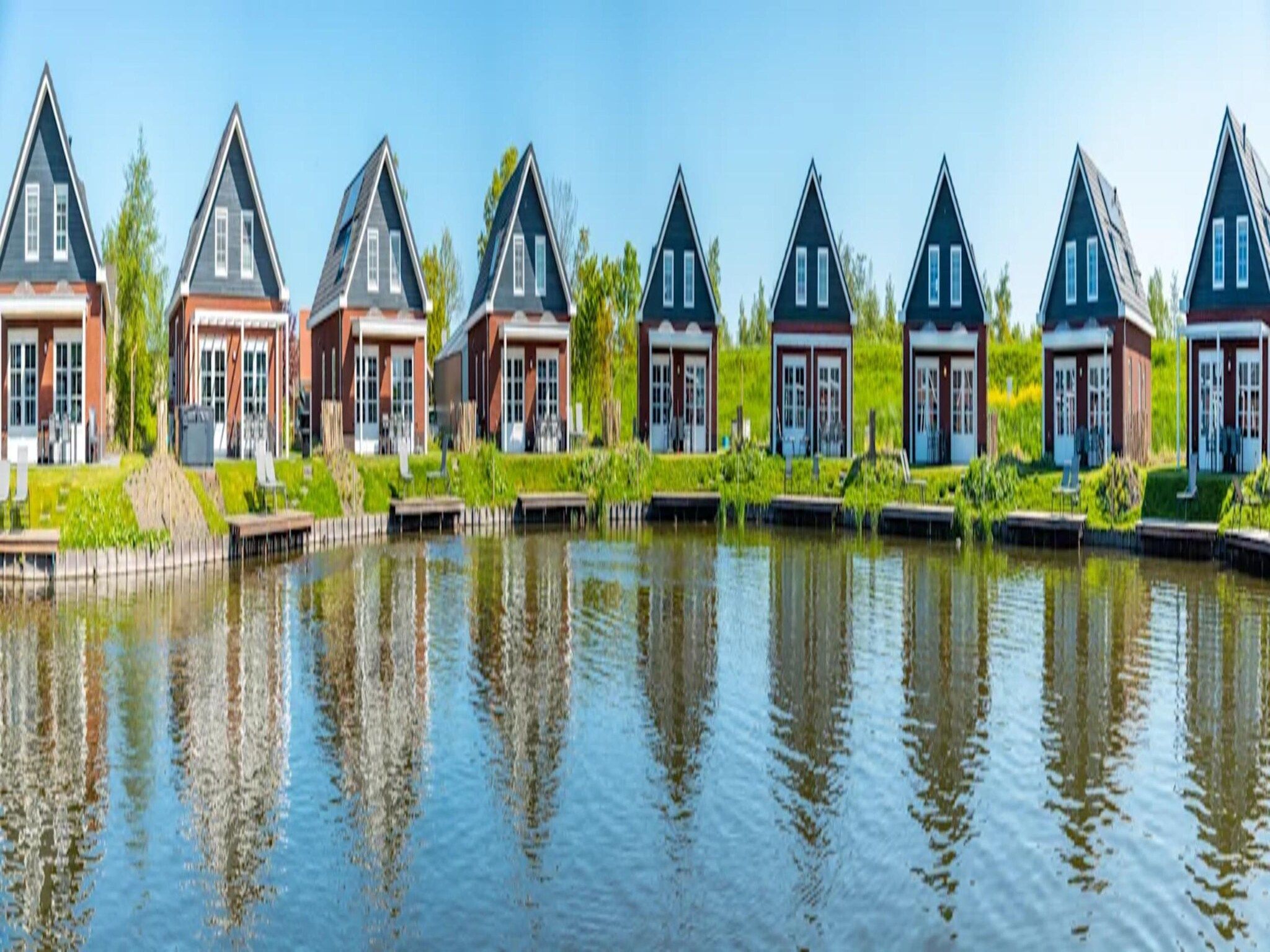 Parkfaciliteiten bij Watervilla 6 in Medemblik