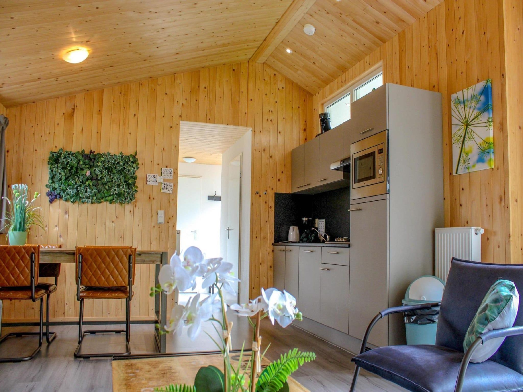 De keuken van Vakantiepark De Rimboe & De Woeste Hoogte 27 in Hoenderloo