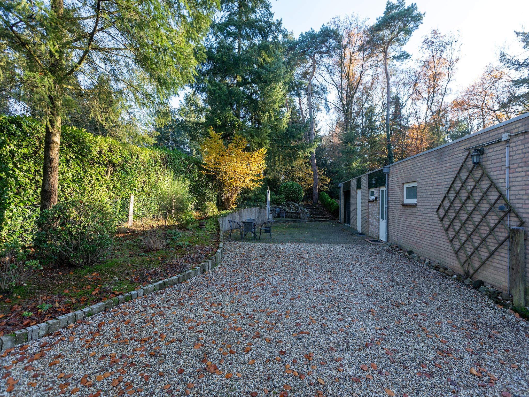 Het terras van Vakantie bij Meeussen - Schuttersoord 4 in Mook