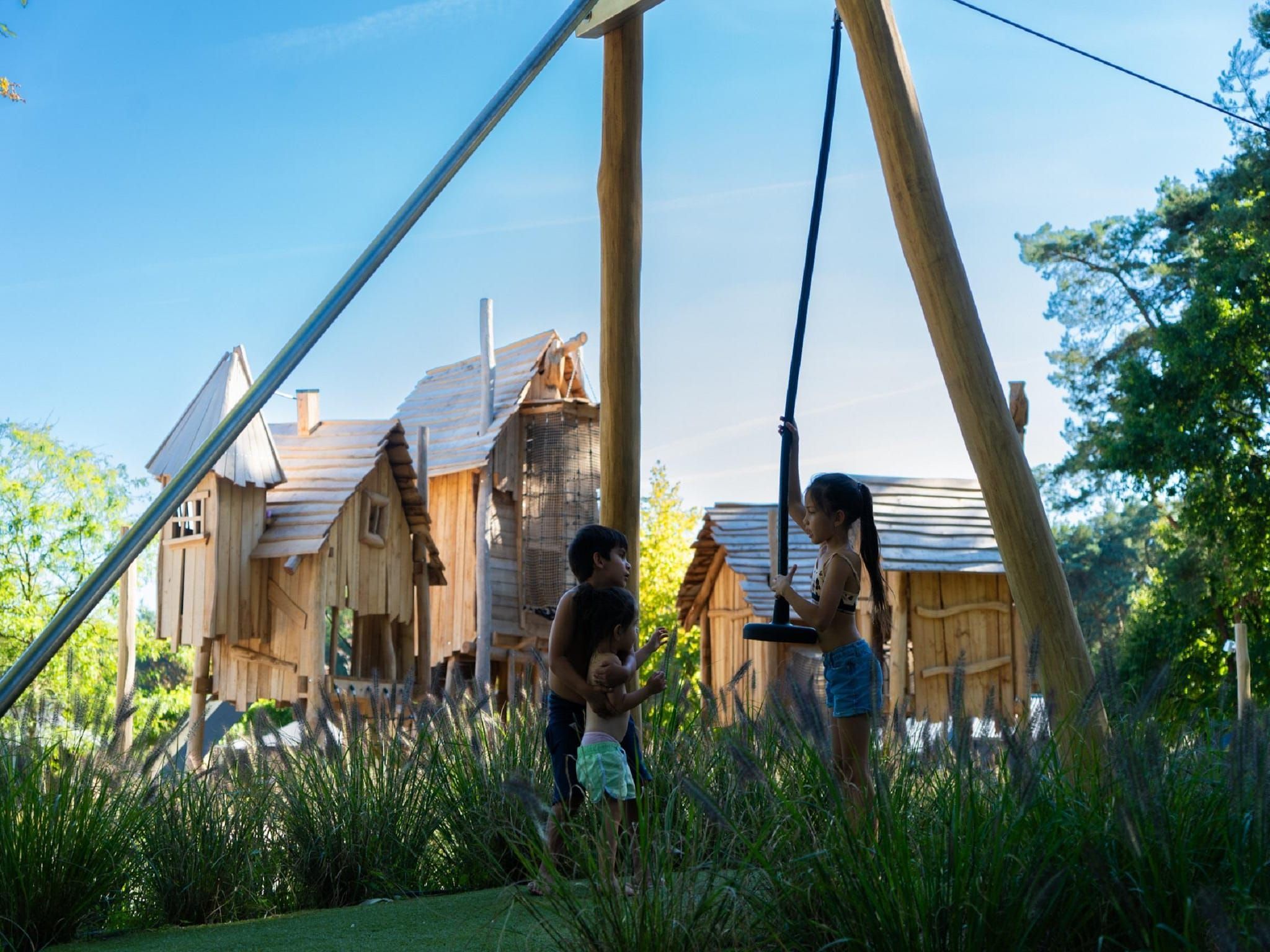 Parkfaciliteiten bij Vakantiepark Molenvelden 4 in Veldhoven