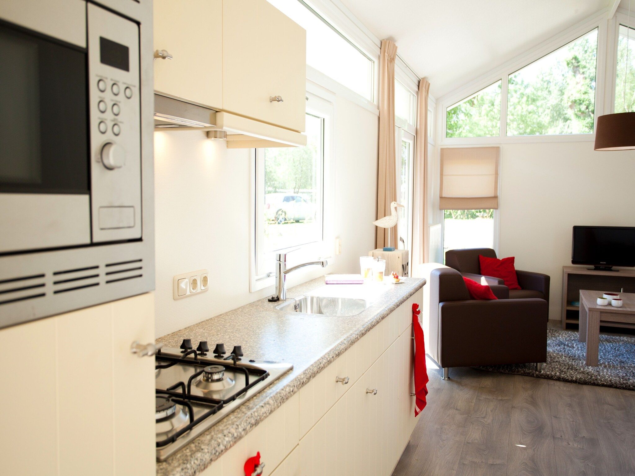 De keuken van Cabana 4 in Breskens