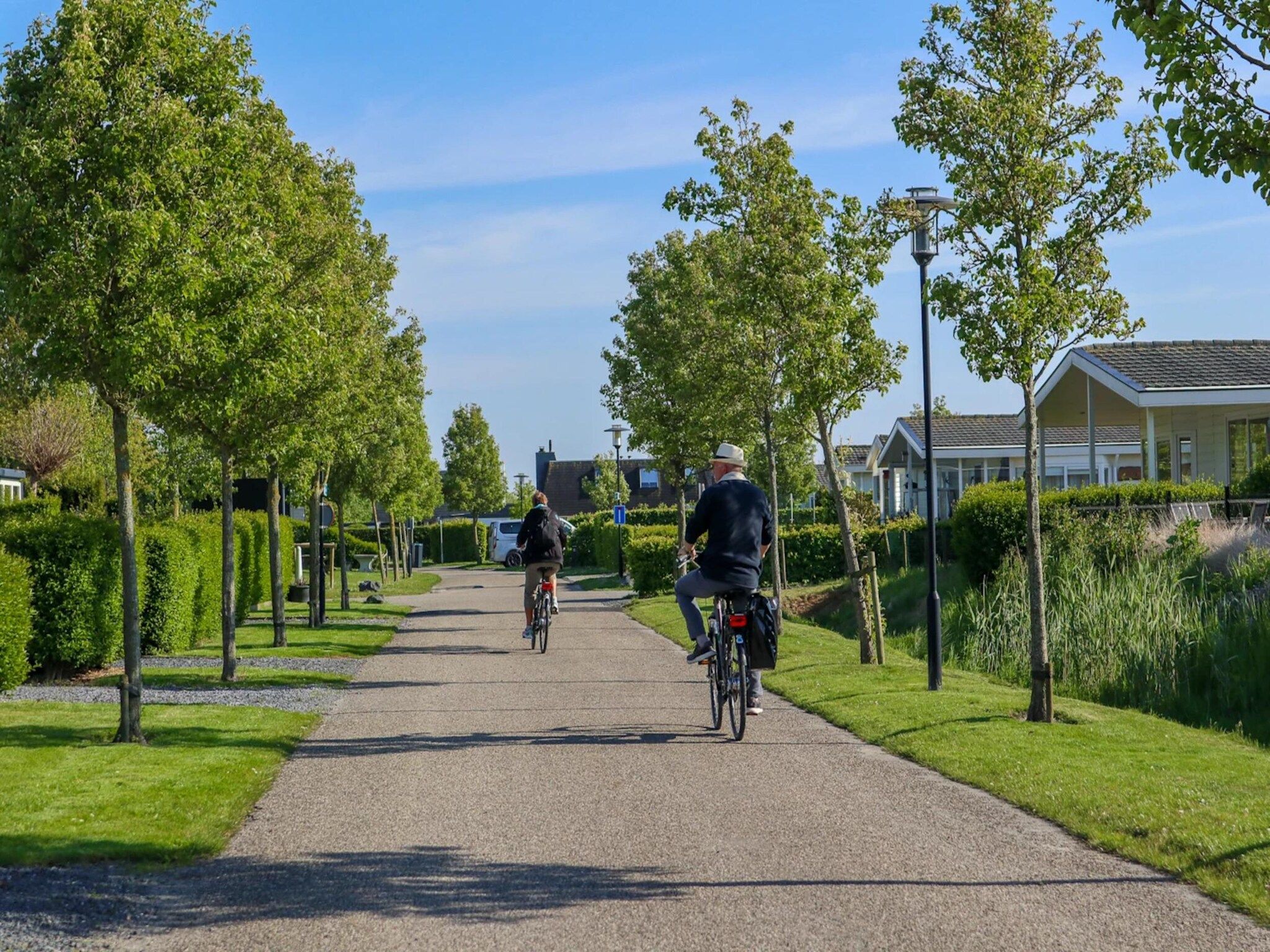 Parkfaciliteiten bij Cube la Mer 4 in Breskens