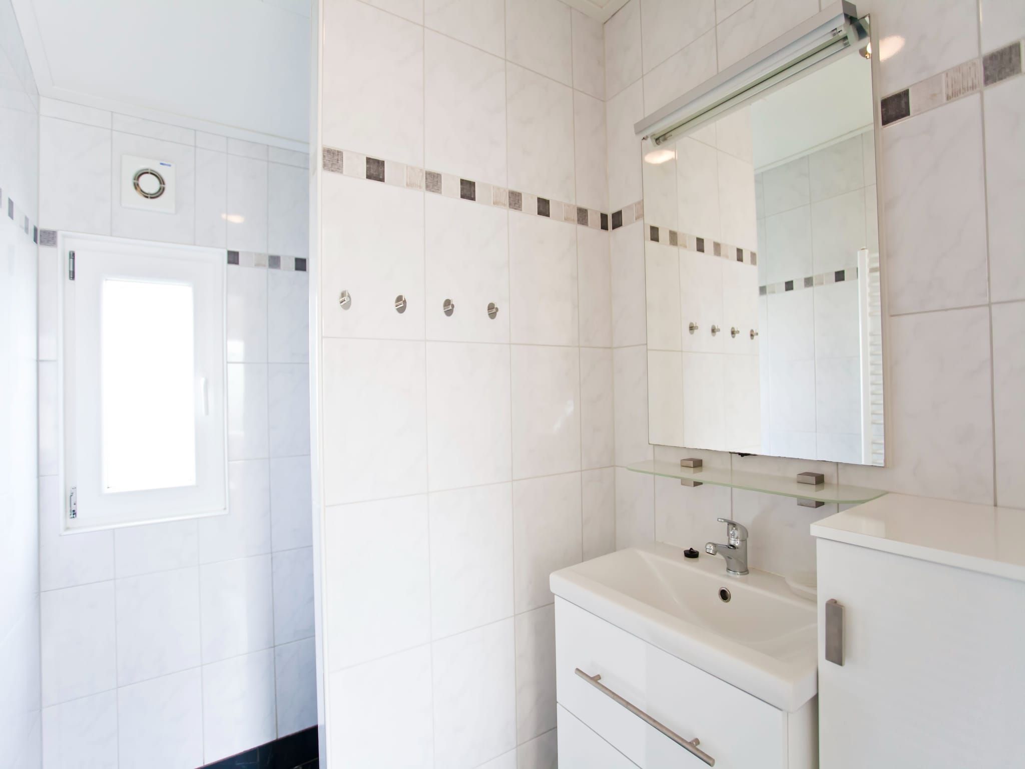 De badkamer van Unique Luxe 4 in Breskens