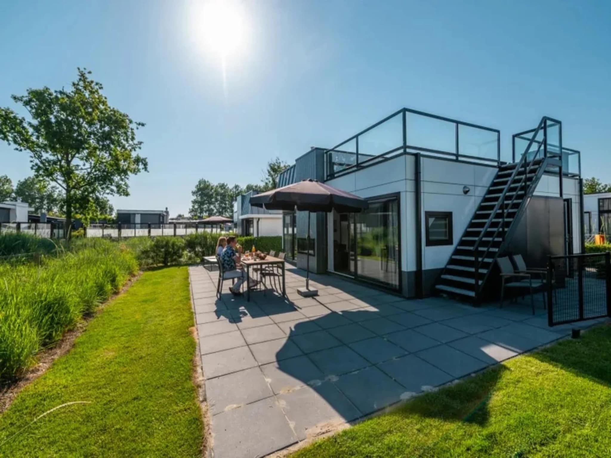 Parkfaciliteiten bij Unique Luxe 4 in Breskens