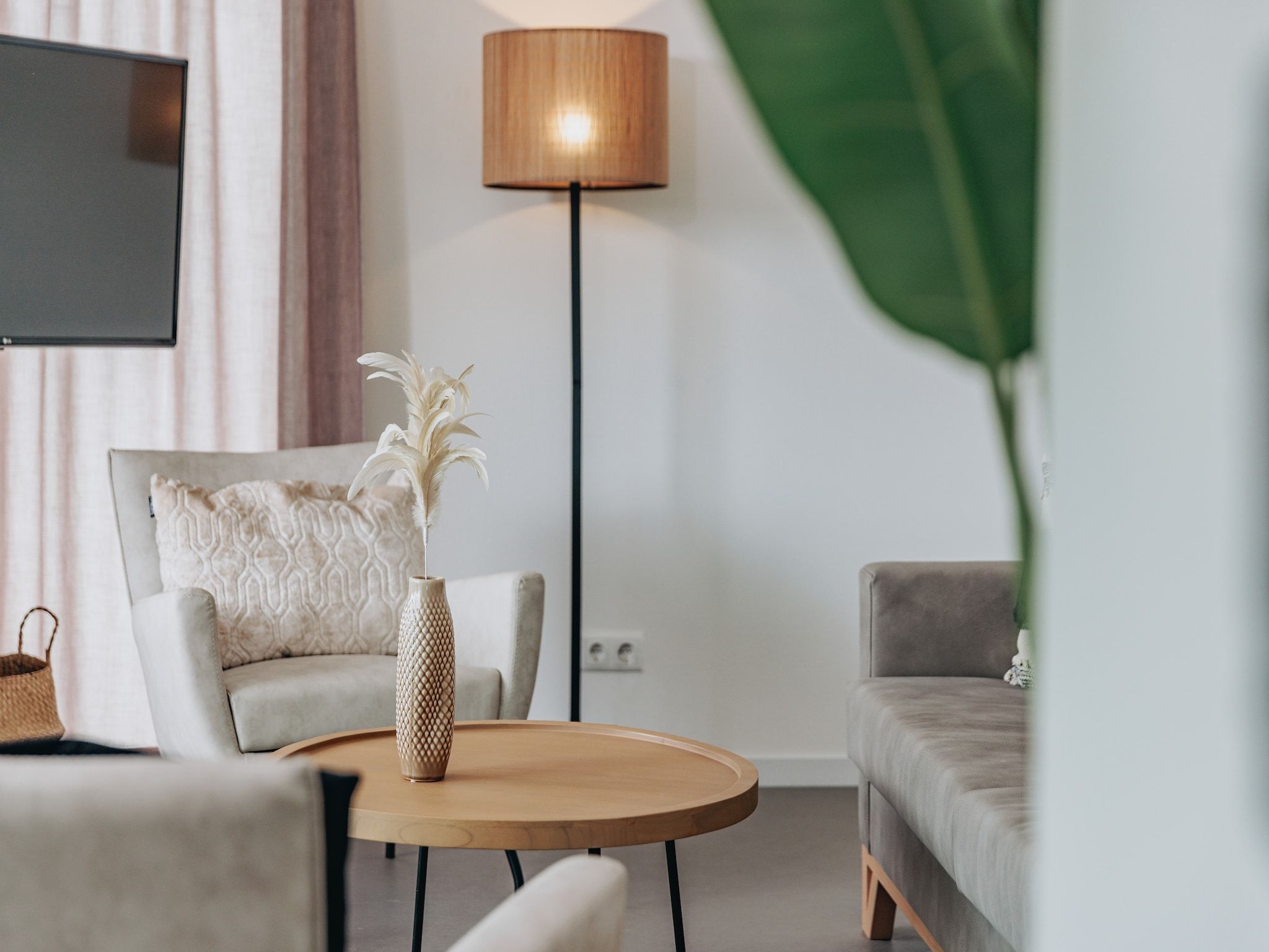 De woonkamer van Vakantiepark Zeebad 12 in Breskens