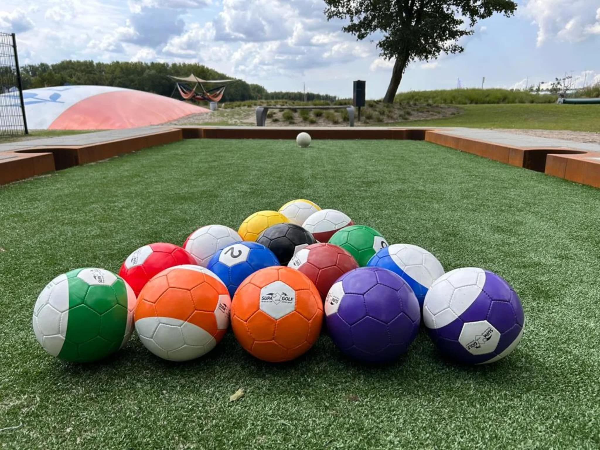 Parkfaciliteiten bij Just Nature 4 in Kampen