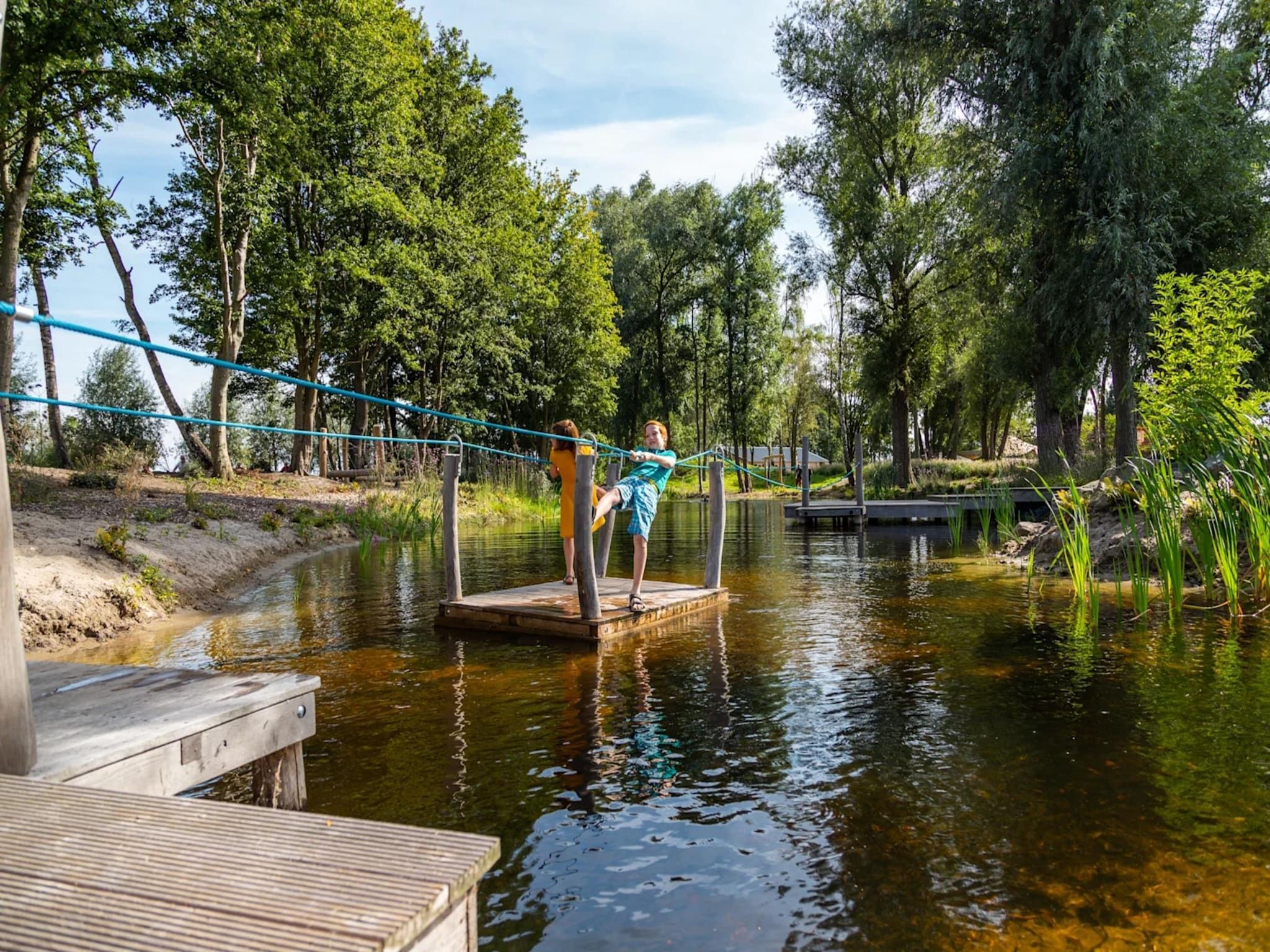 Parkfaciliteiten bij Just Nature 4 in Kampen
