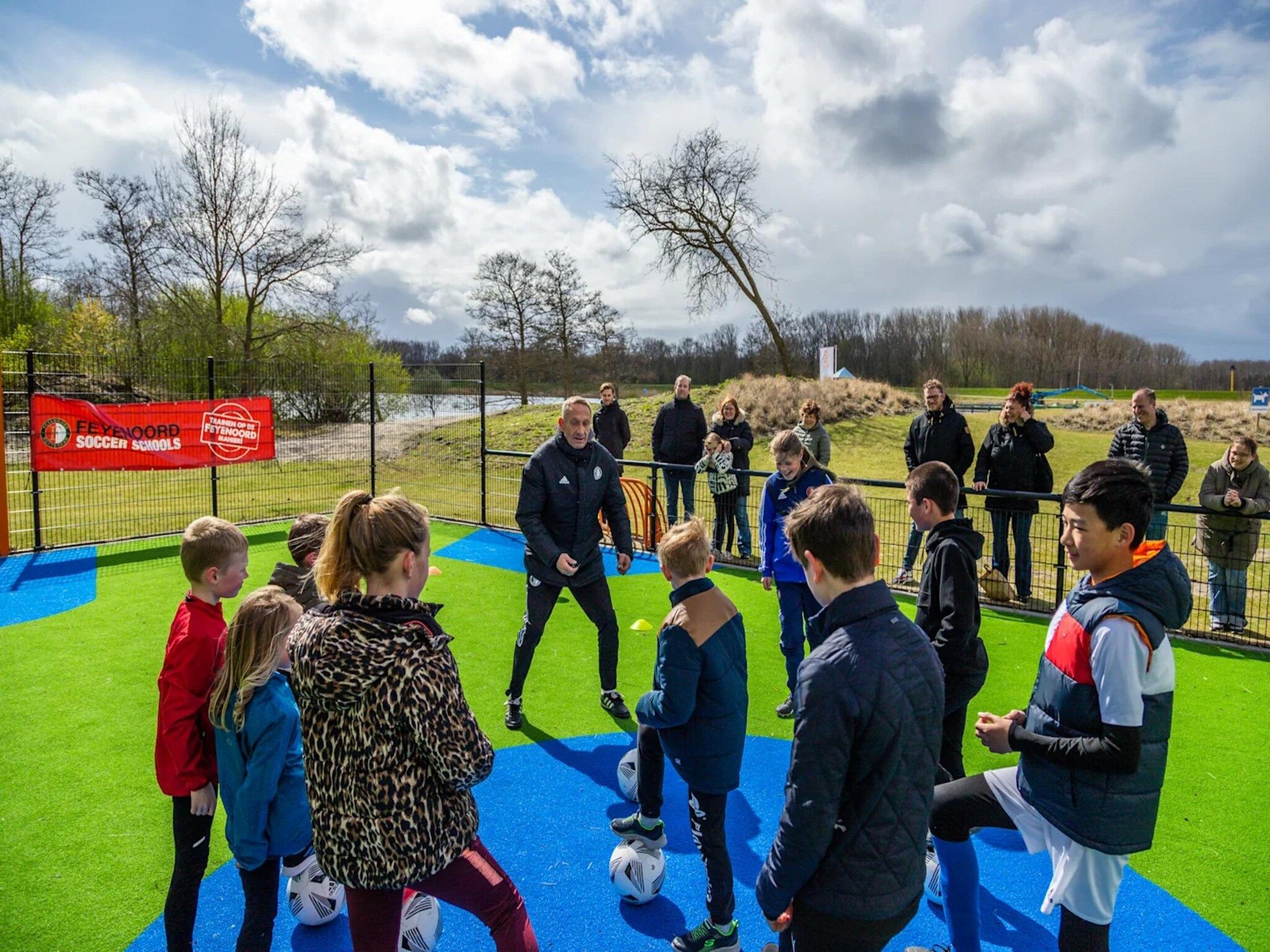 Parkfaciliteiten bij Just Nature 6 in Kampen