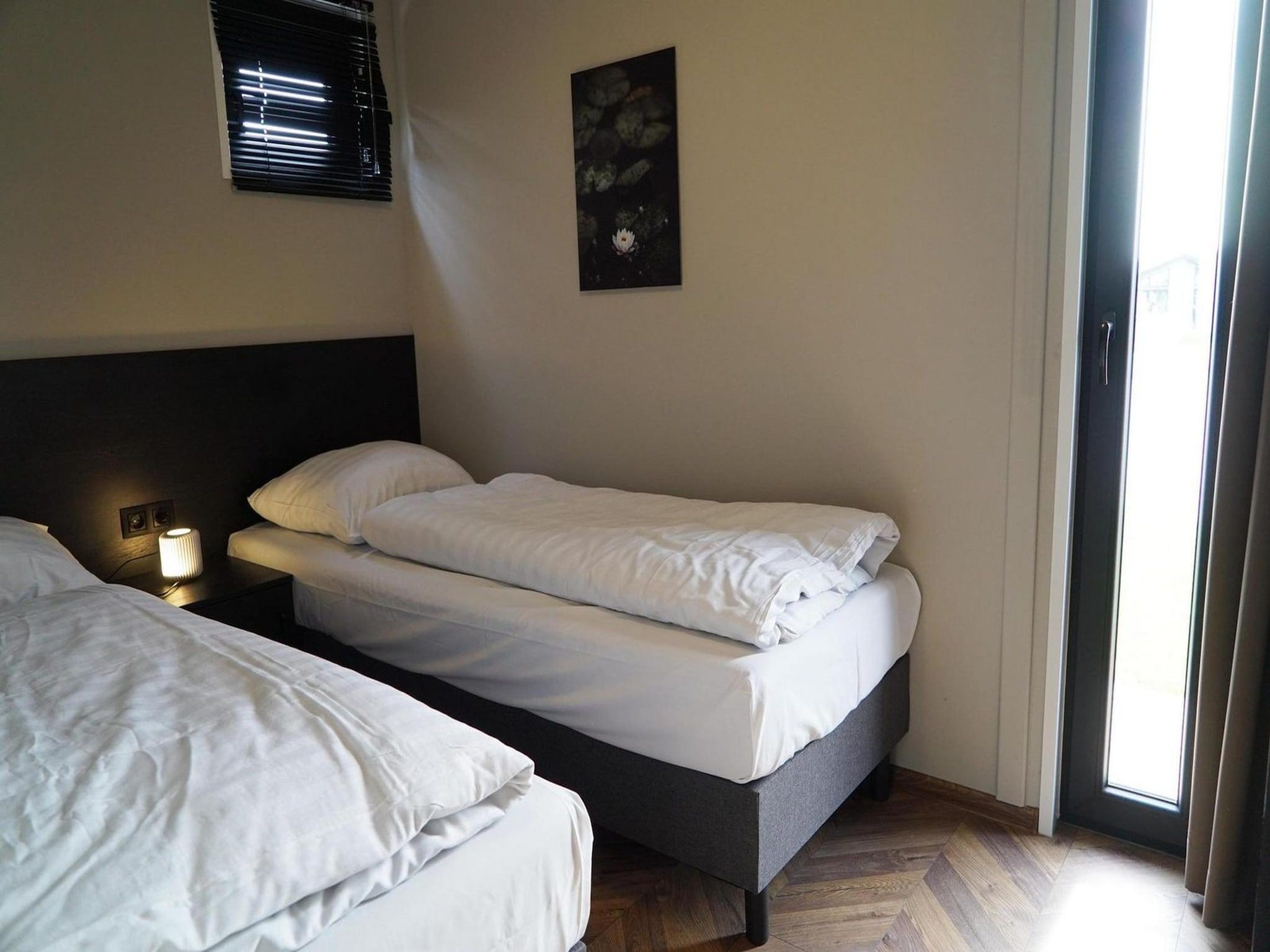 Een slaapkamer van Just Nature 6 in Kampen