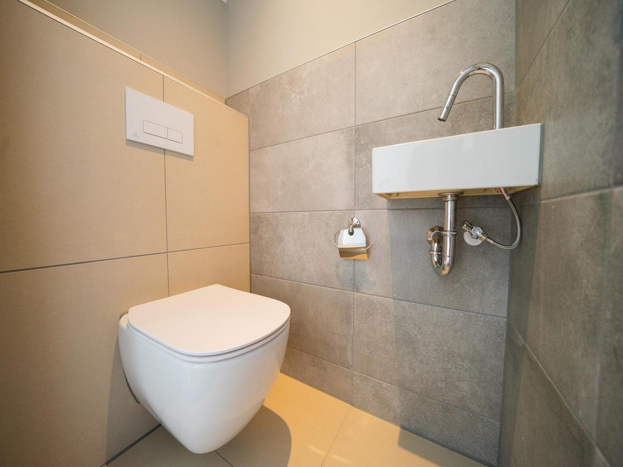 De badkamer van Resort De IJssel Eilanden 8 in Kampen