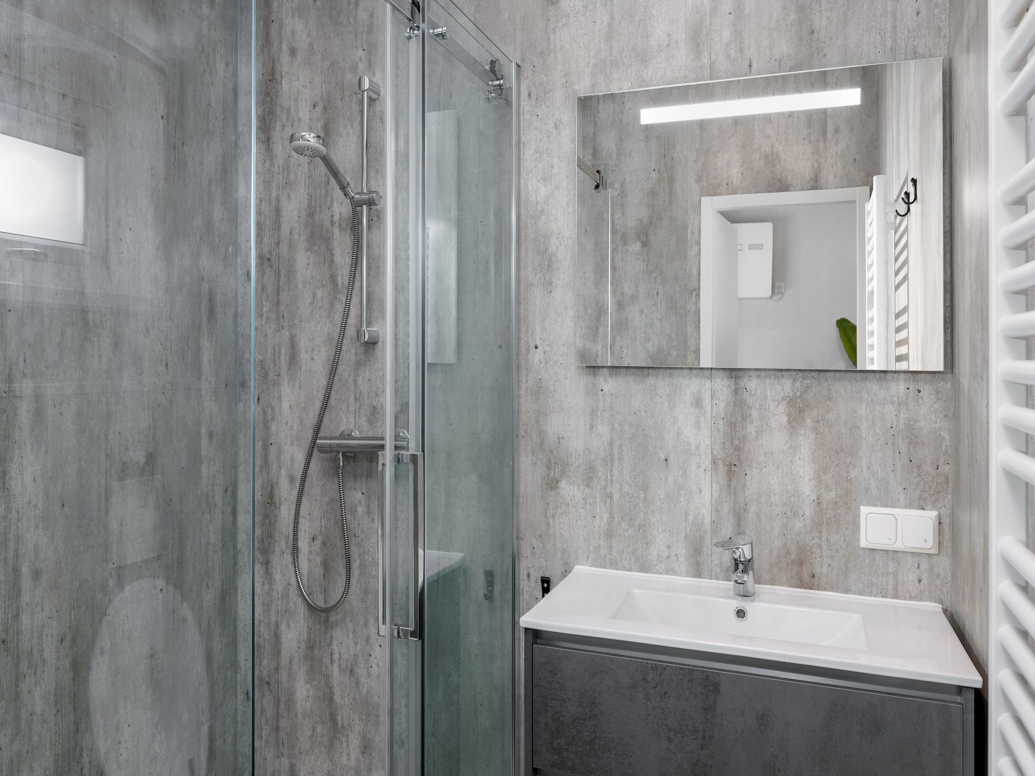 De badkamer van Vakantiepark Giethoorn 10 in Giethoorn