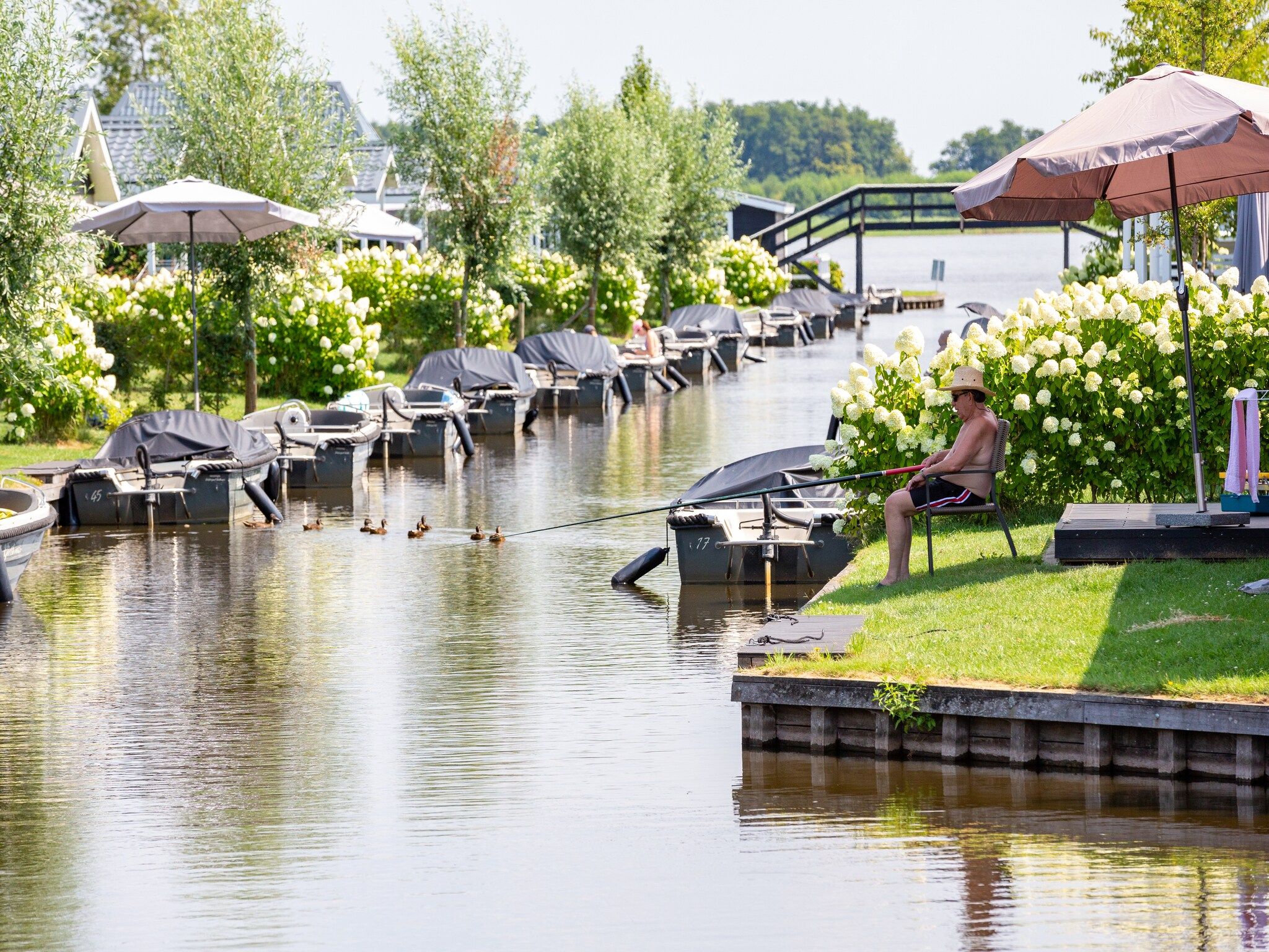 Parkfaciliteiten bij Vakantiepark Giethoorn 11 in Giethoorn