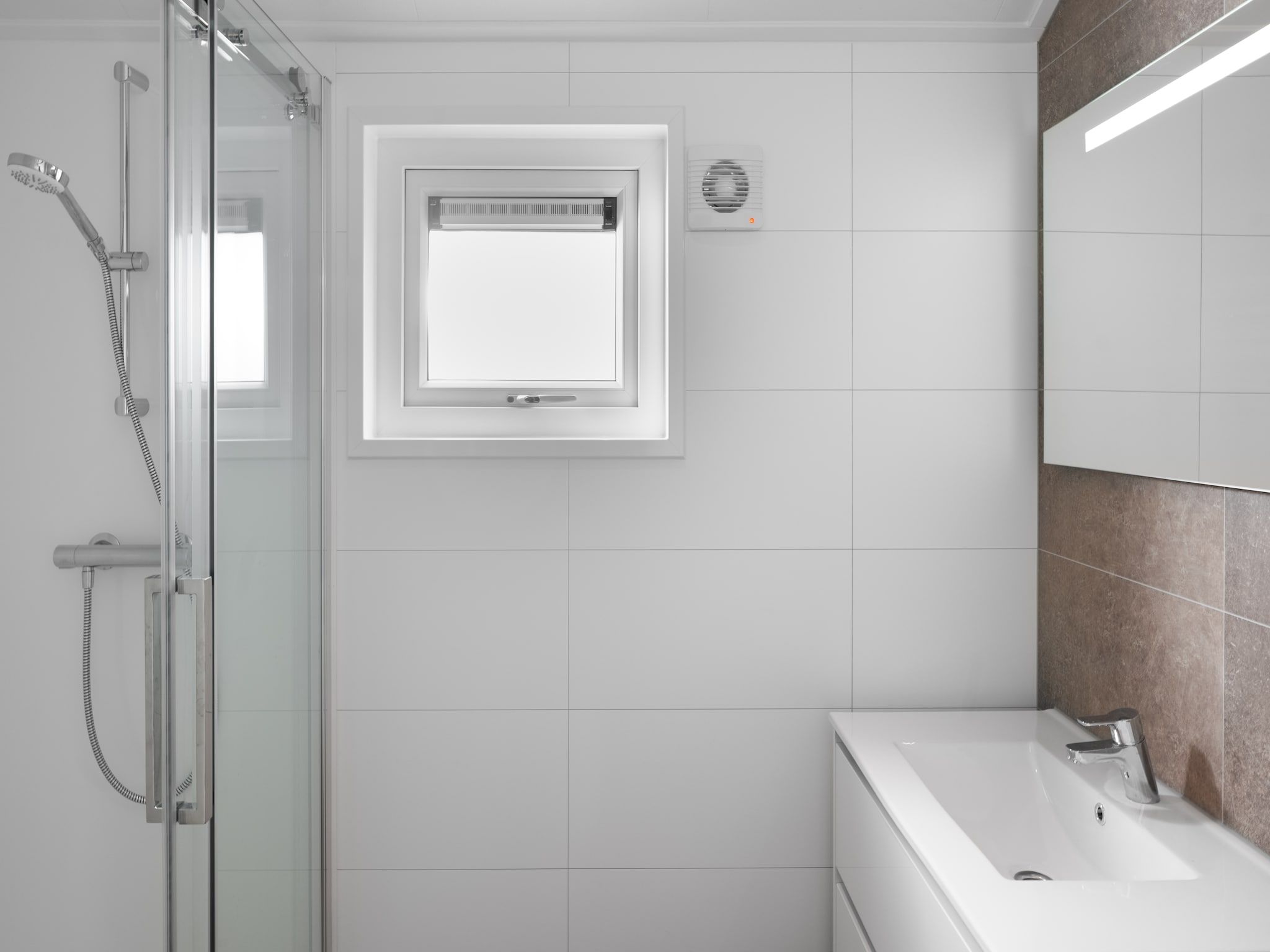 De badkamer van Vakantiepark Giethoorn 12 in Giethoorn