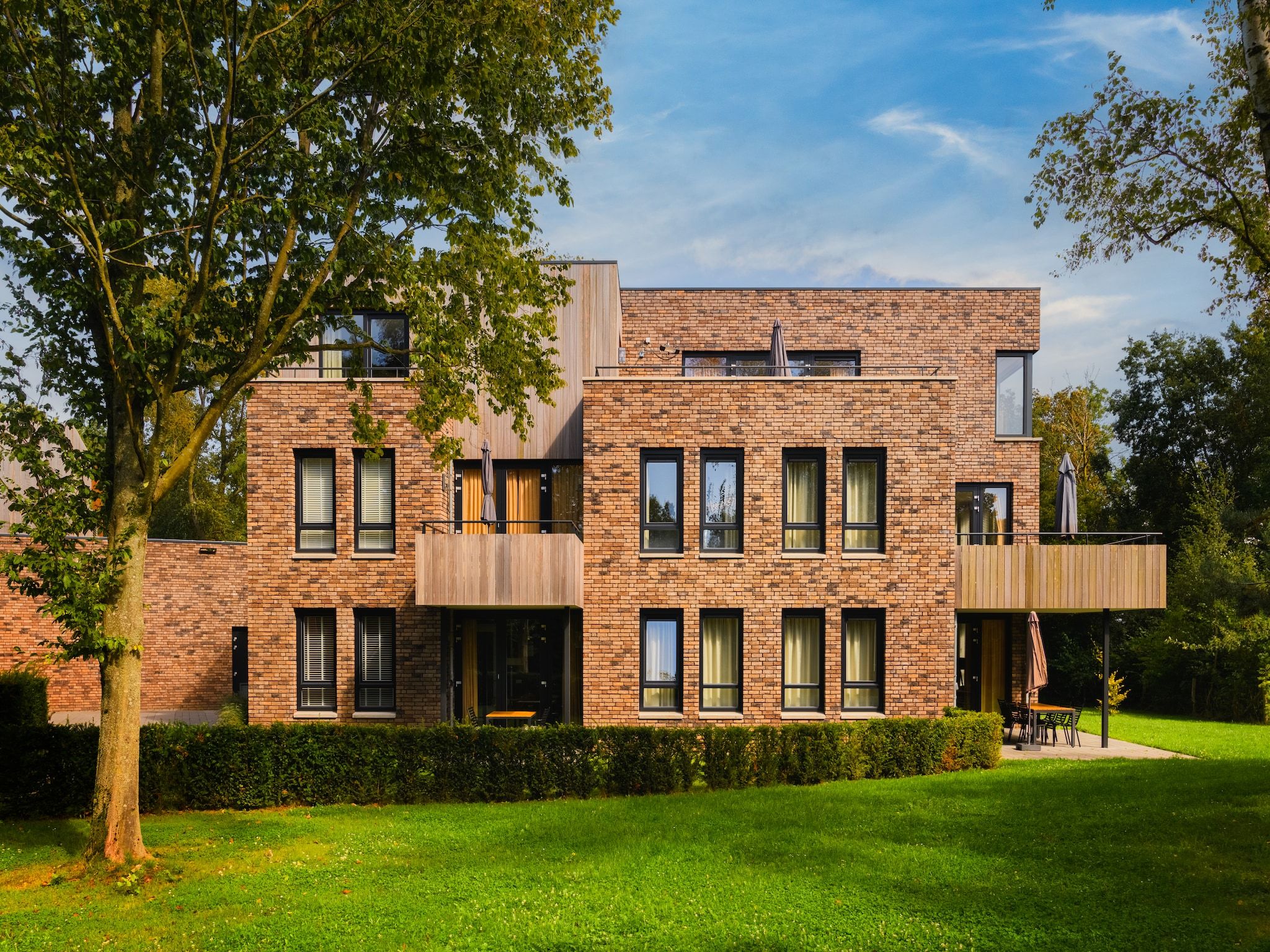 De buitenkant van Resort Maastricht 32 in Maastricht