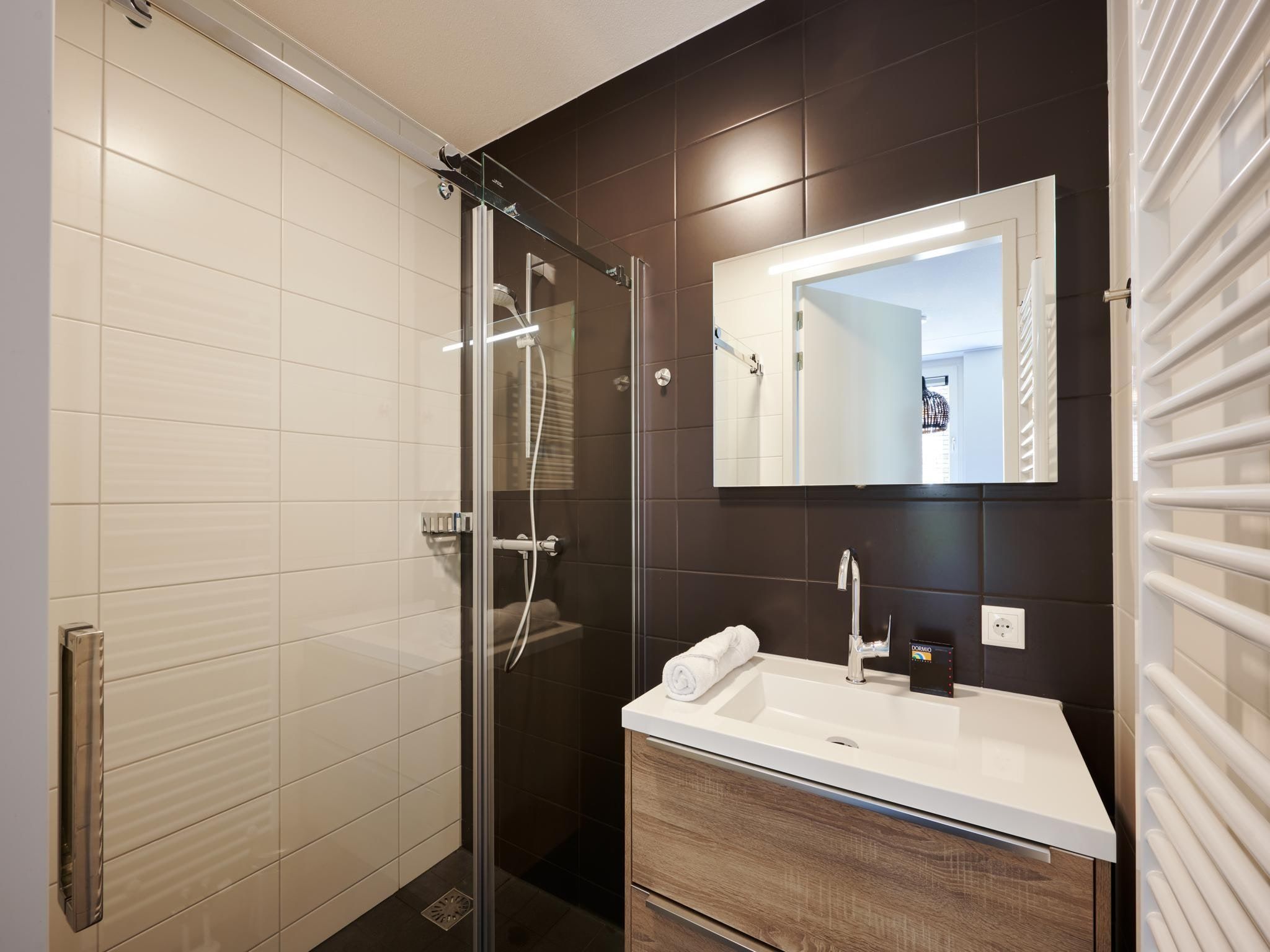 De badkamer van Resort Maastricht 33 in Maastricht