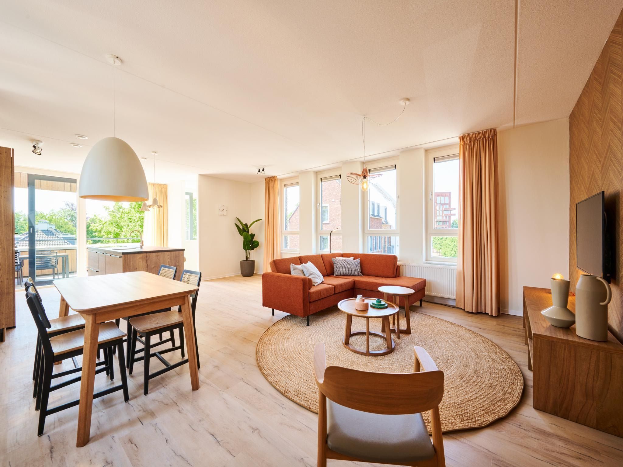 De woonkamer van Resort Maastricht 34 in Maastricht