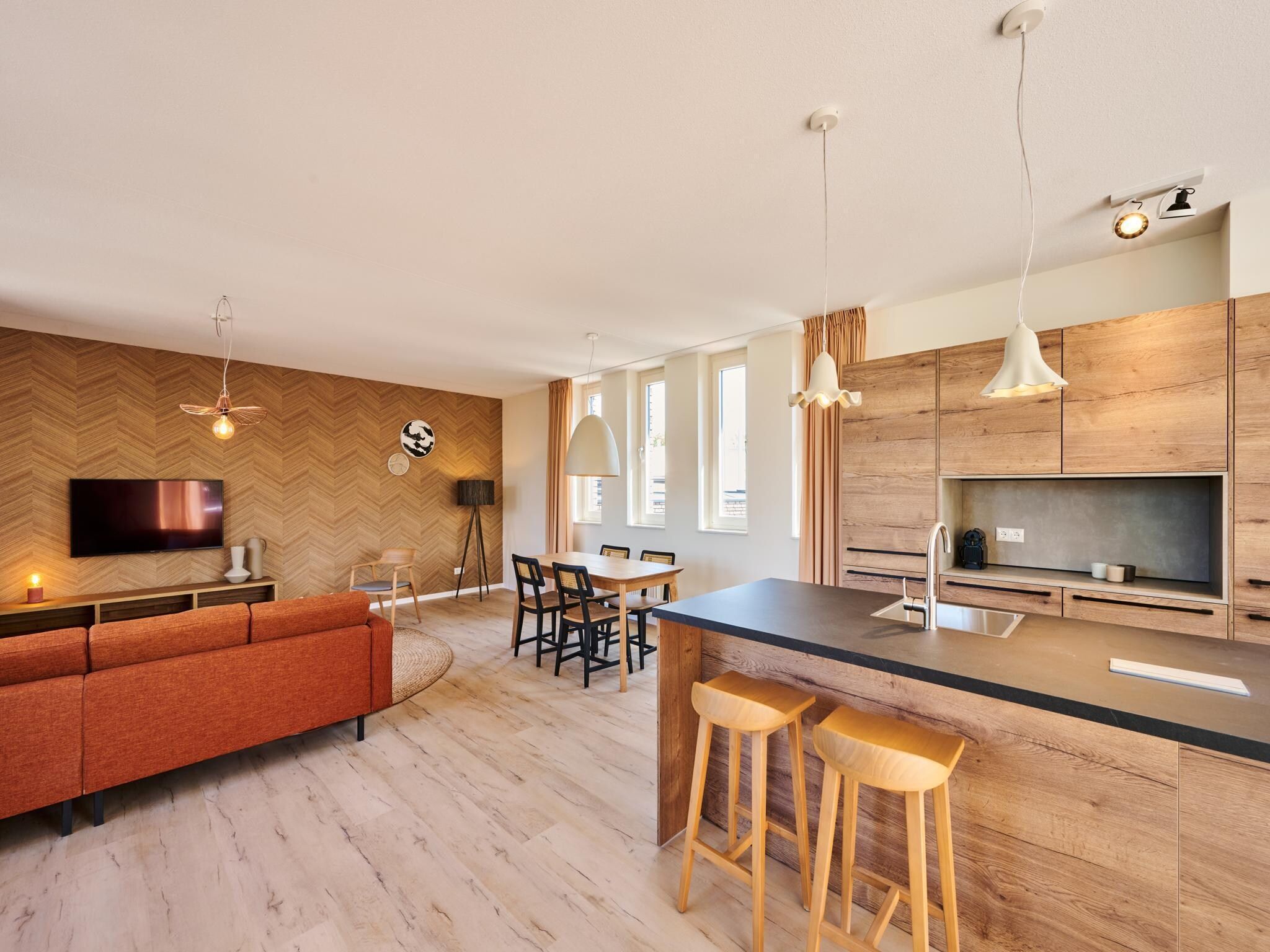 De woonkamer van Resort Maastricht 34 in Maastricht