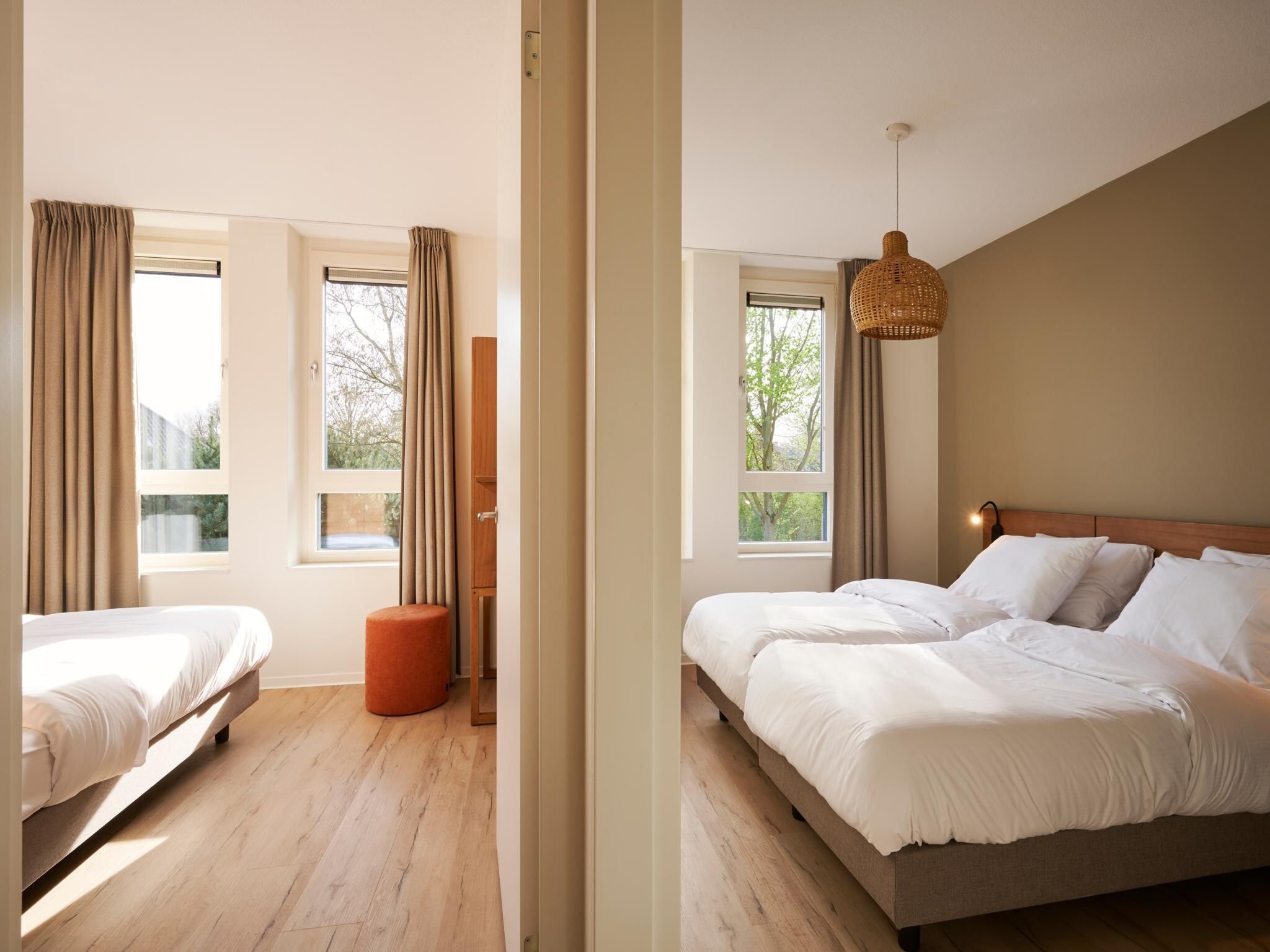 Een slaapkamer van Resort Maastricht 35 in Maastricht
