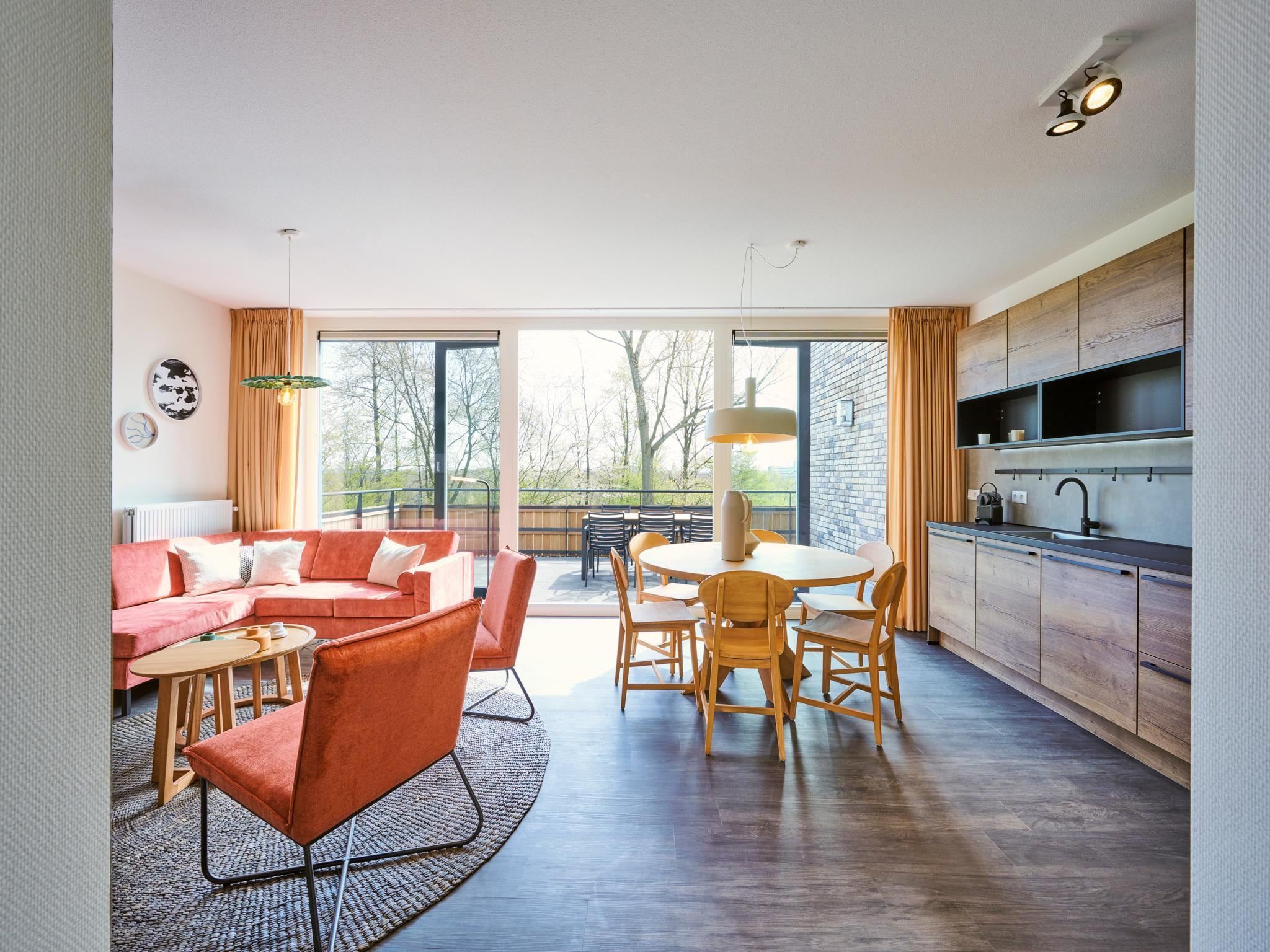 De eetkamer van Resort Maastricht 36 in Maastricht