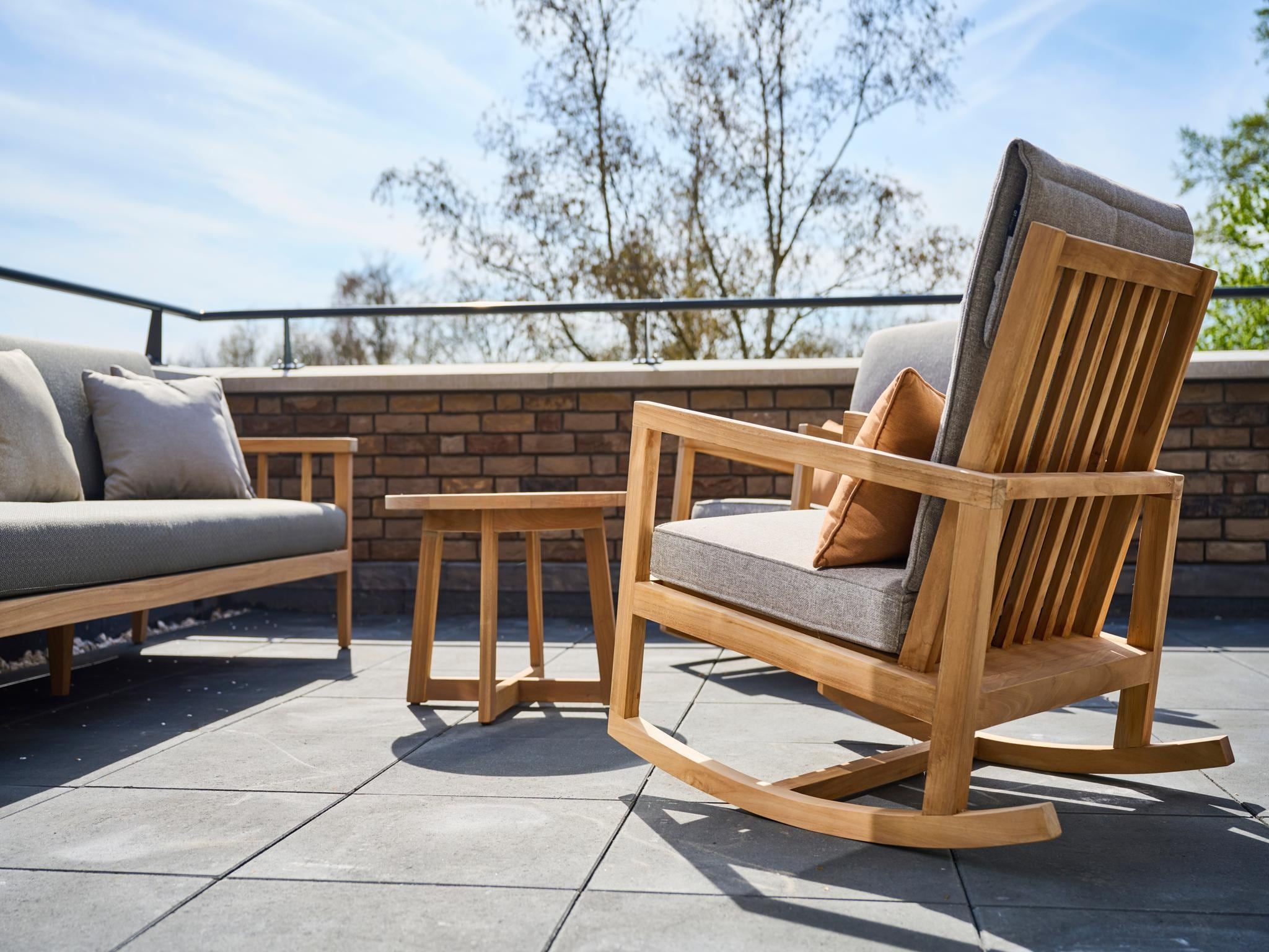 Het terras van Resort Maastricht 37 in Maastricht