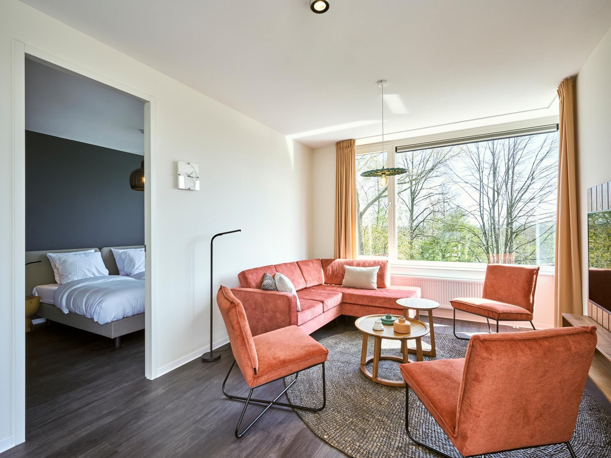 De woonkamer van Resort Maastricht 37 in Maastricht