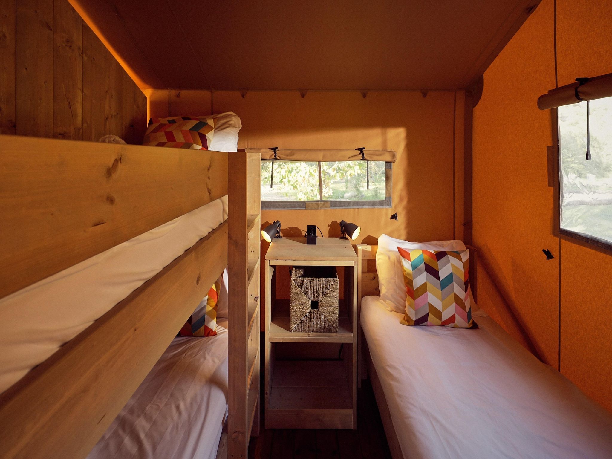 Een slaapkamer van Resort de Parel 2 in Zeewolde