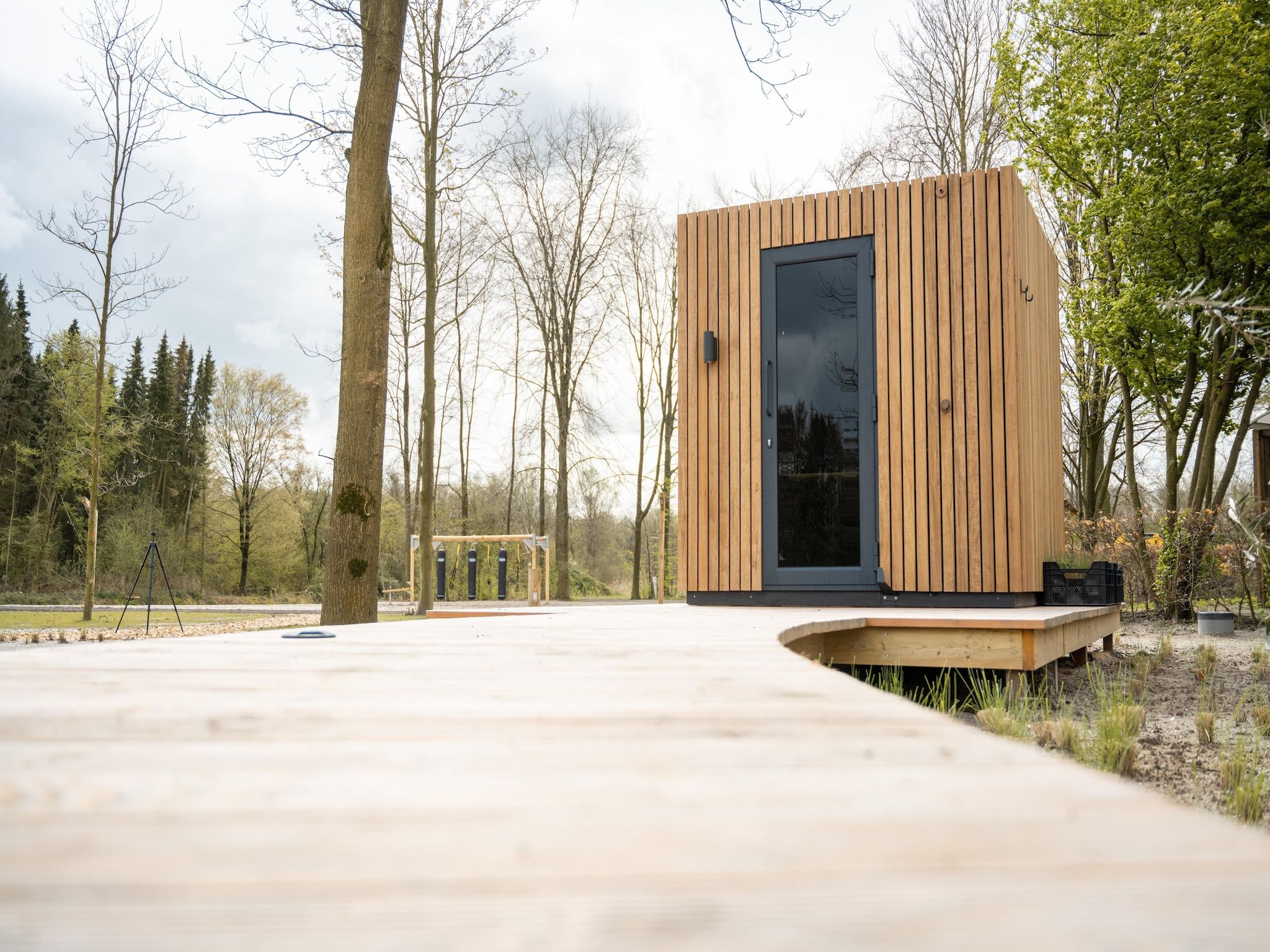 Parkfaciliteiten bij Resort de Parel 2 in Zeewolde