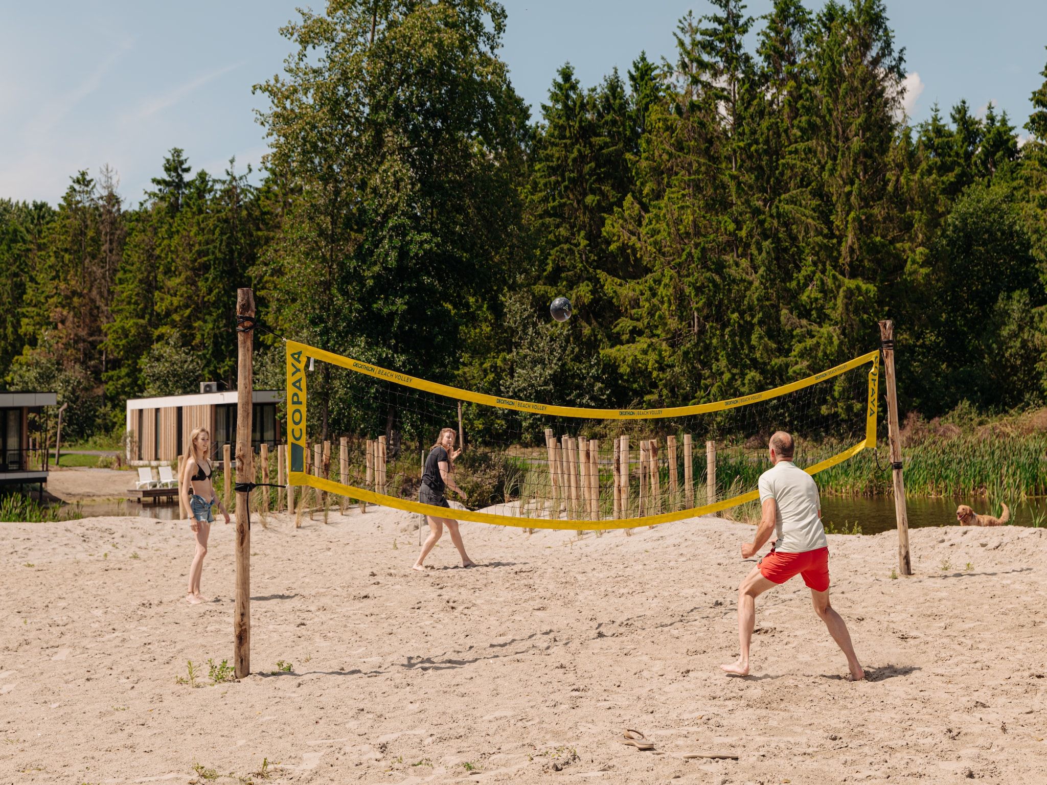 Parkfaciliteiten bij Resort de Parel 4 in Zeewolde