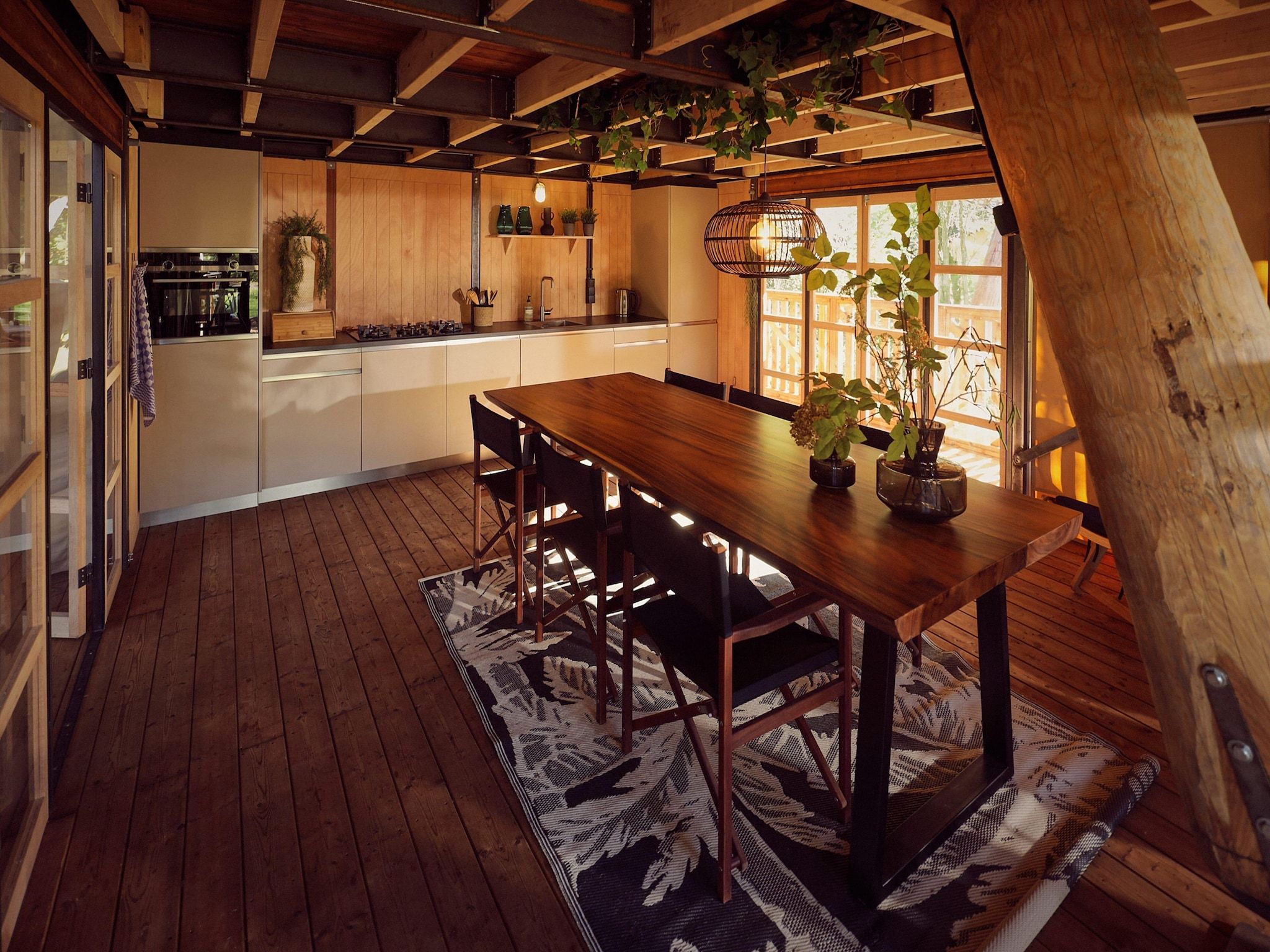 De keuken van Resort de Parel 4 in Zeewolde