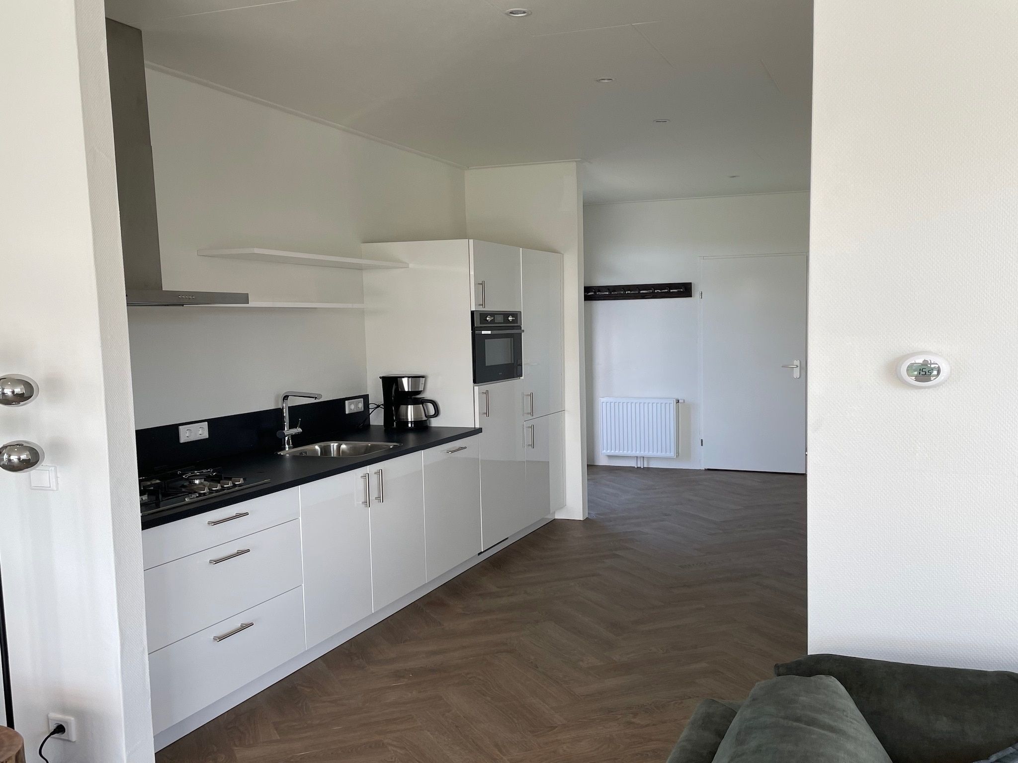 De keuken van Recreatiepark Rhederlaagse Meren 9 in Lathum