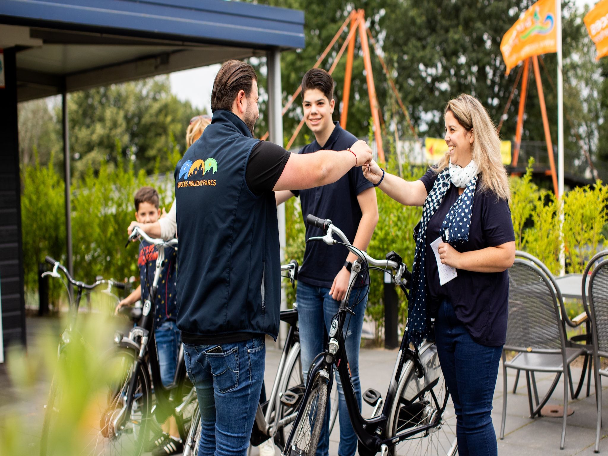 Parkfaciliteiten bij Recreatiepark Rhederlaagse Meren 3 in Lathum