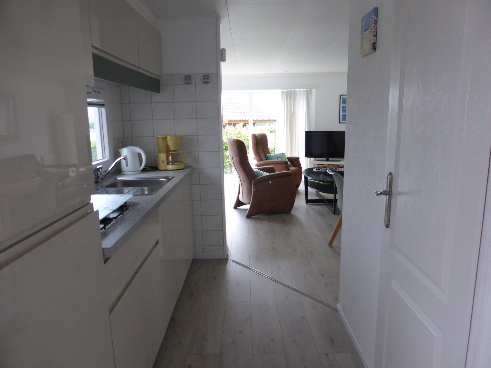 De keuken van Recreatiepark Rhederlaagse Meren 3 in Lathum