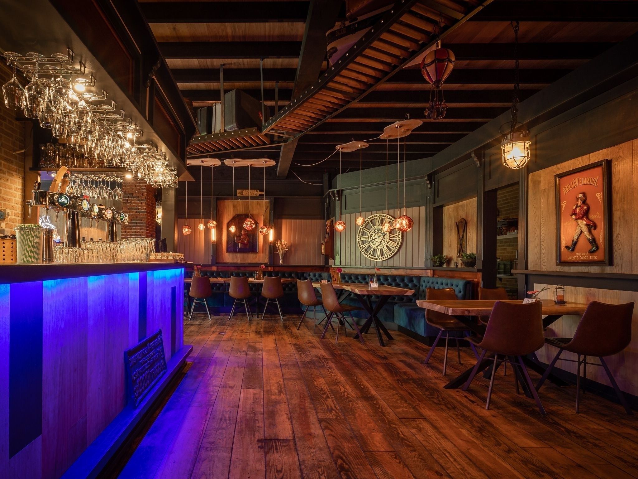 De eetkamer van Vakantiepark Hellendoorn 1 in Hellendoorn