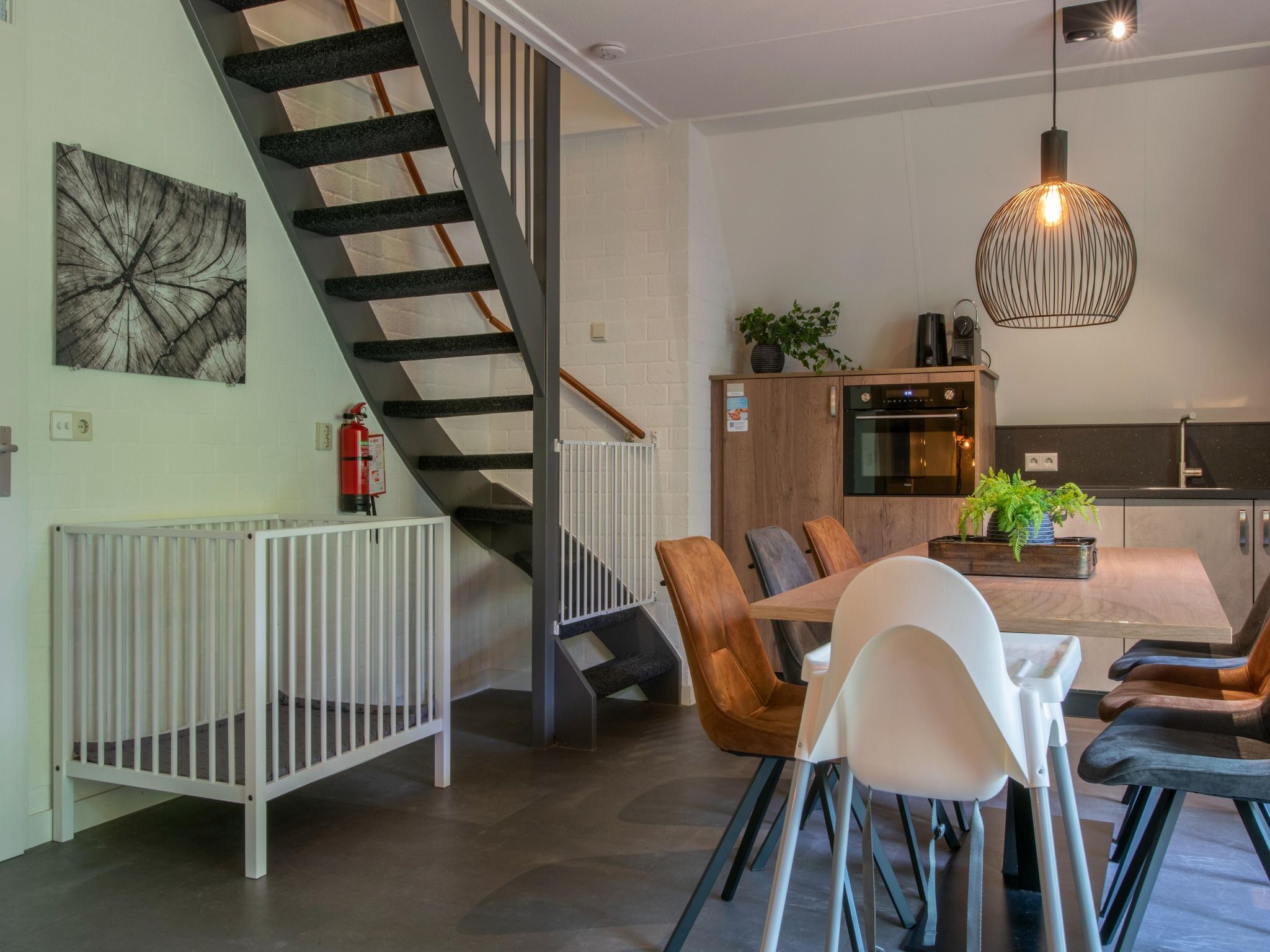 De keuken van Vakantiepark de Katjeskelder 23 in Oosterhout