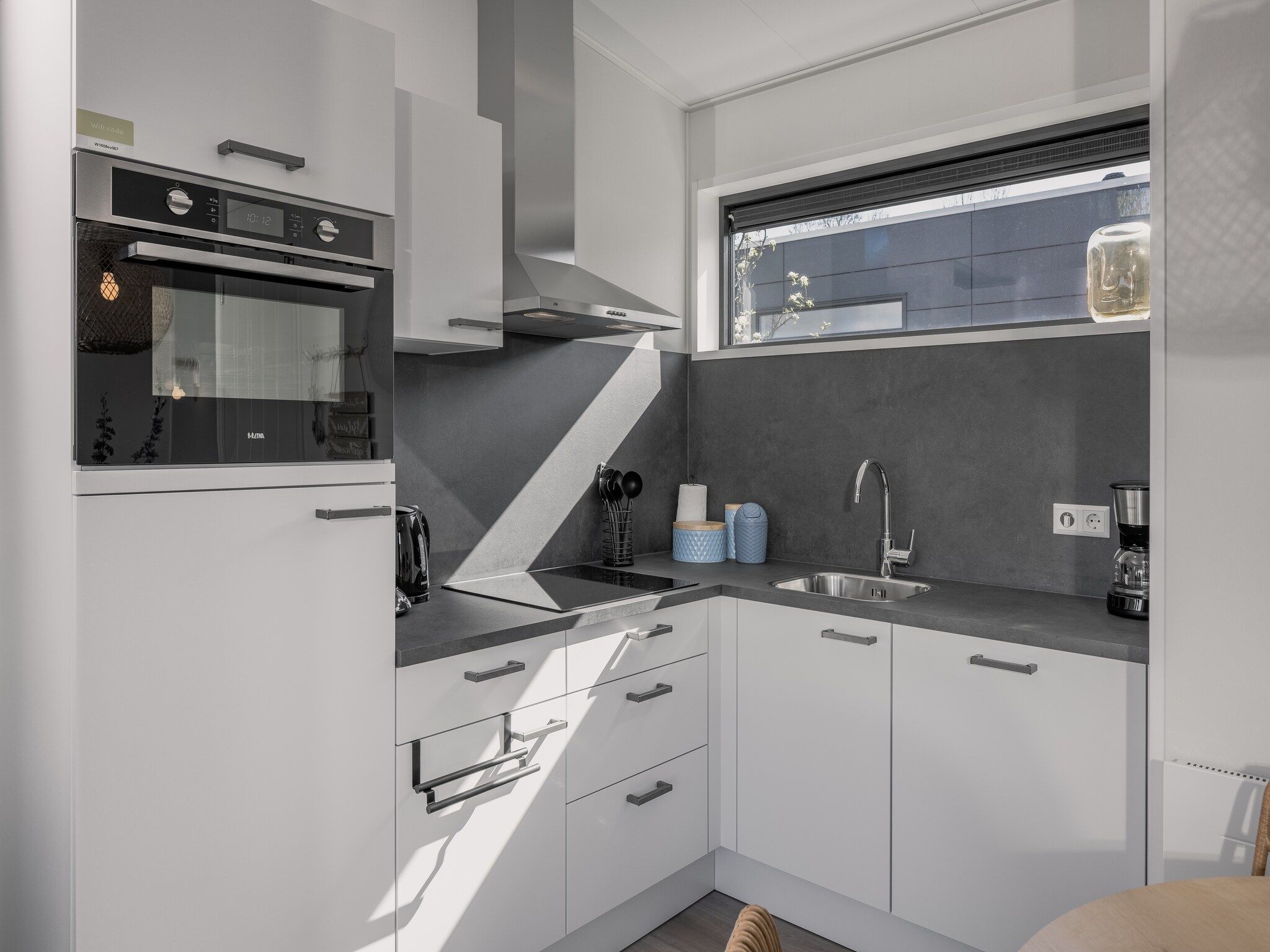 De keuken van Park Wijdenes 4 in Wijdenes