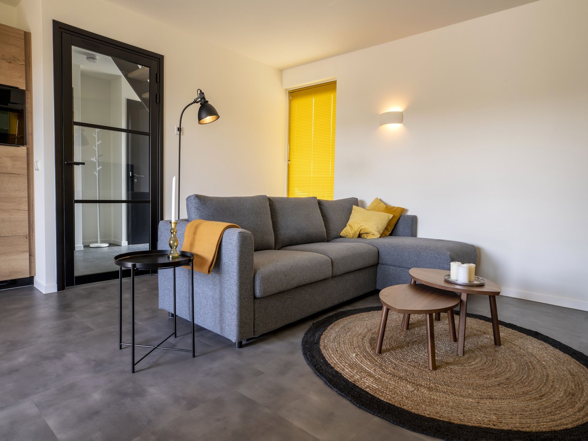 De woonkamer van Landgoed Eysinga State 5 in Sint Nicolaasga