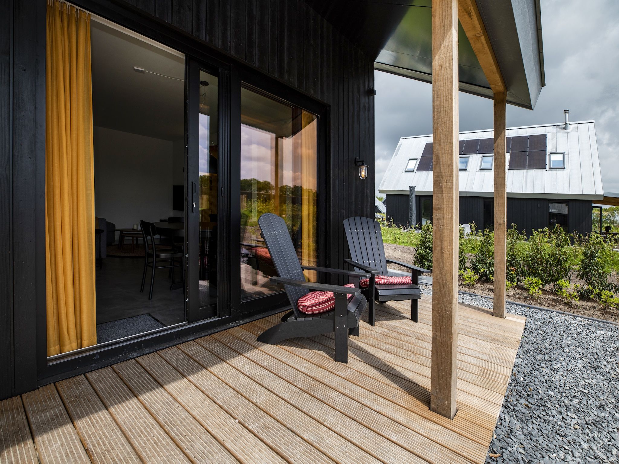 Het terras van Landgoed Eysinga State 5 in Sint Nicolaasga