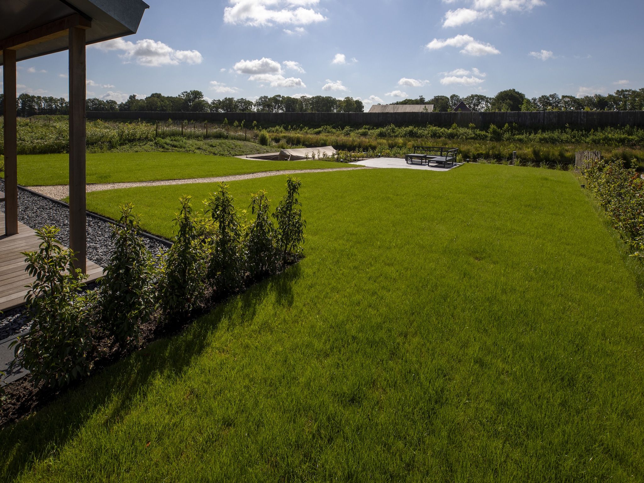 De tuin van Landgoed Eysinga State 5 in Sint Nicolaasga