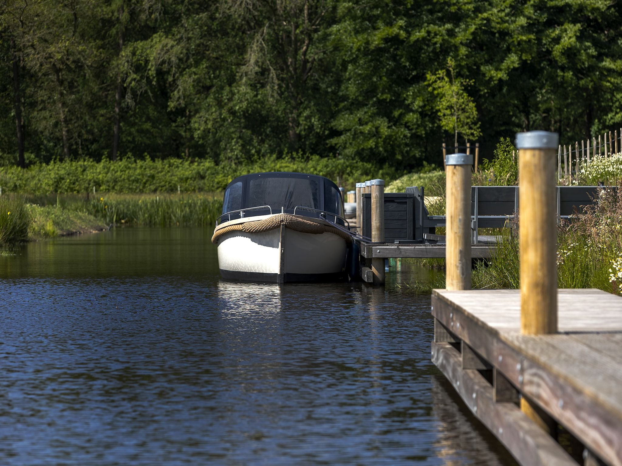 Parkfaciliteiten bij Landgoed Eysinga State 5 in Sint Nicolaasga