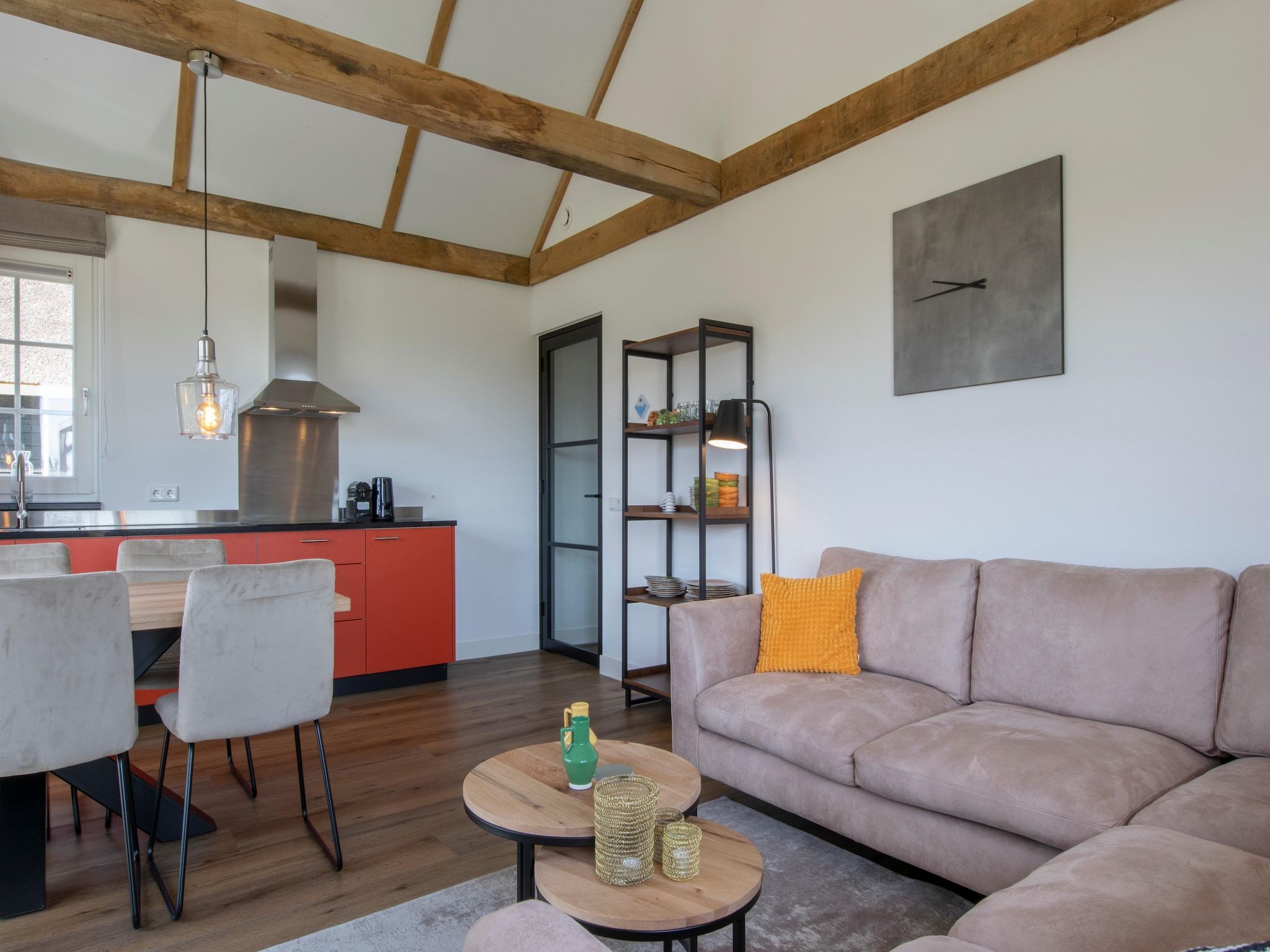 De woonkamer van Vakantiepark De Heihorsten 4 in Someren