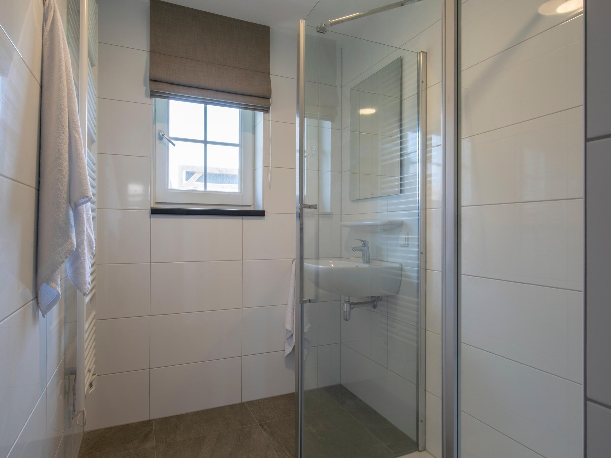 De badkamer van Vakantiepark De Heihorsten 4 in Someren