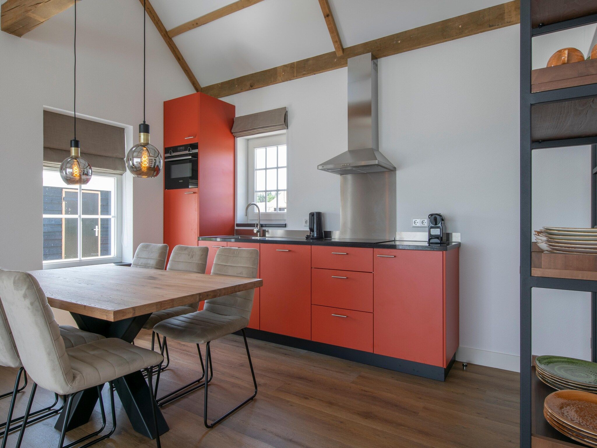 De keuken van Vakantiepark De Heihorsten 5 in Someren